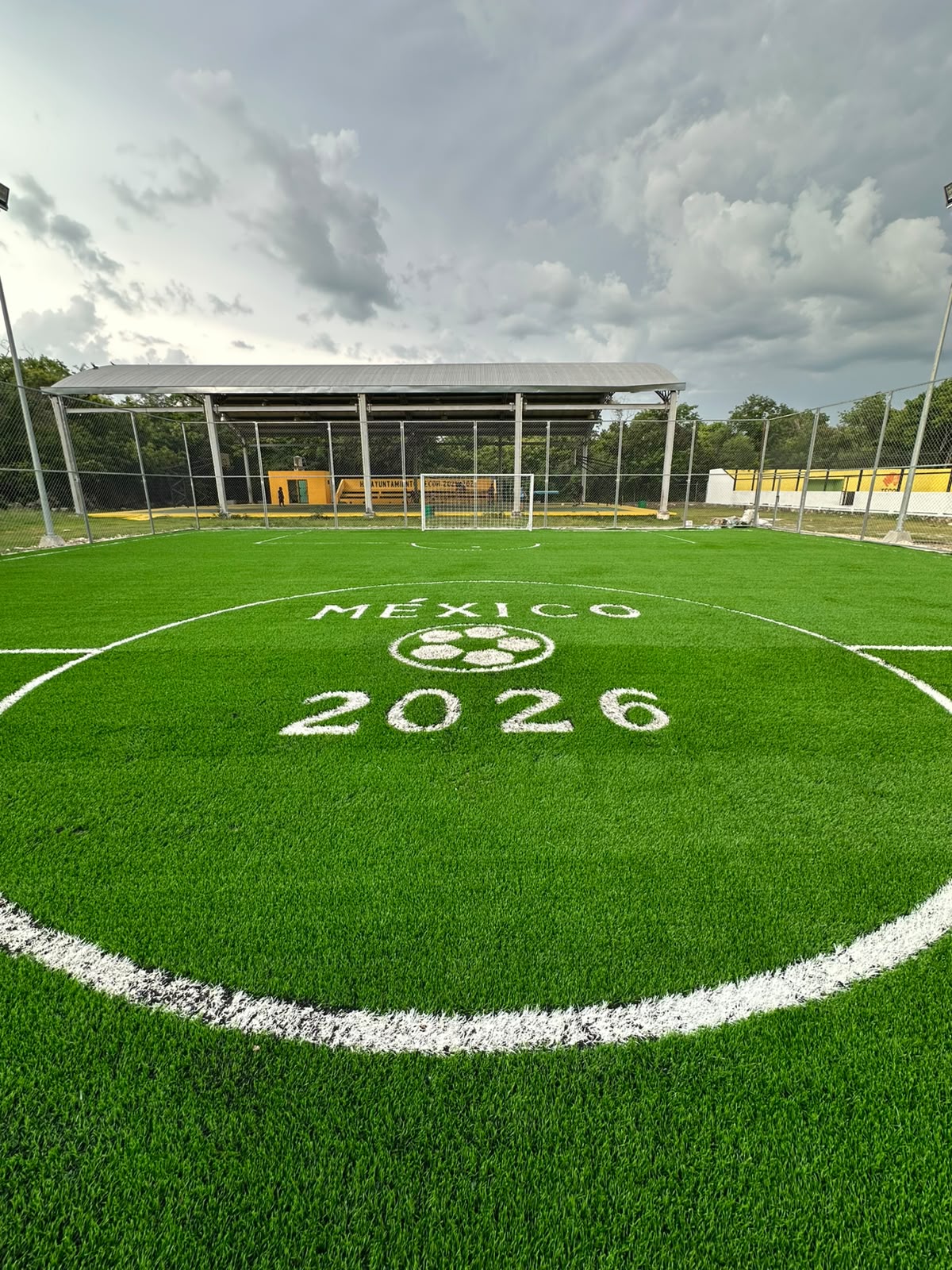 CONSTRUCCIÓN DE CANCHA DE FÚTBOL 5 EN LA CANCHA DE FÚTBOL DE USOS MÚLTIPLES EN TECOH