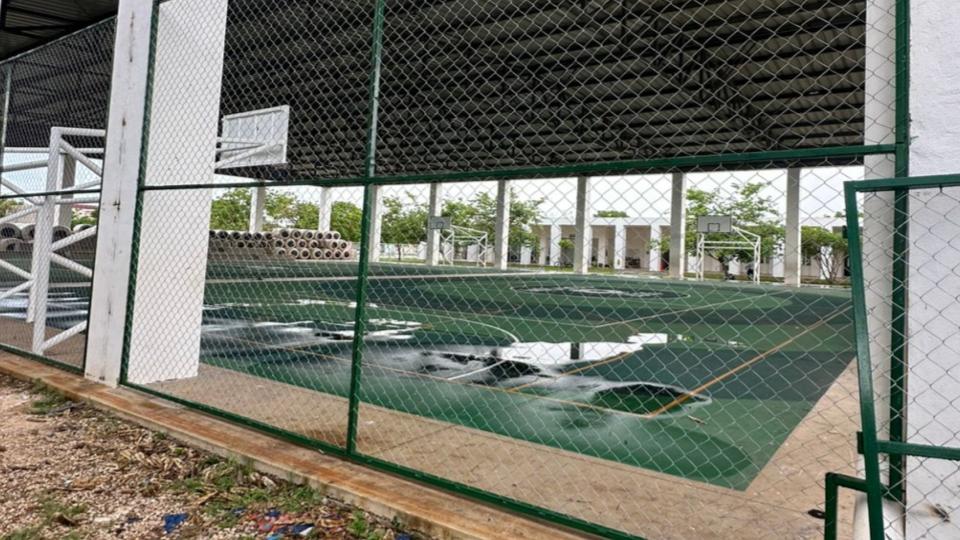 REHABILITACIÓN DE MULTICANCHA EN LAS INSTALACIONES DEPORTIVAS Y PARQUE EL PAPA MULTICANCHA 1 EN MÉRIDA
