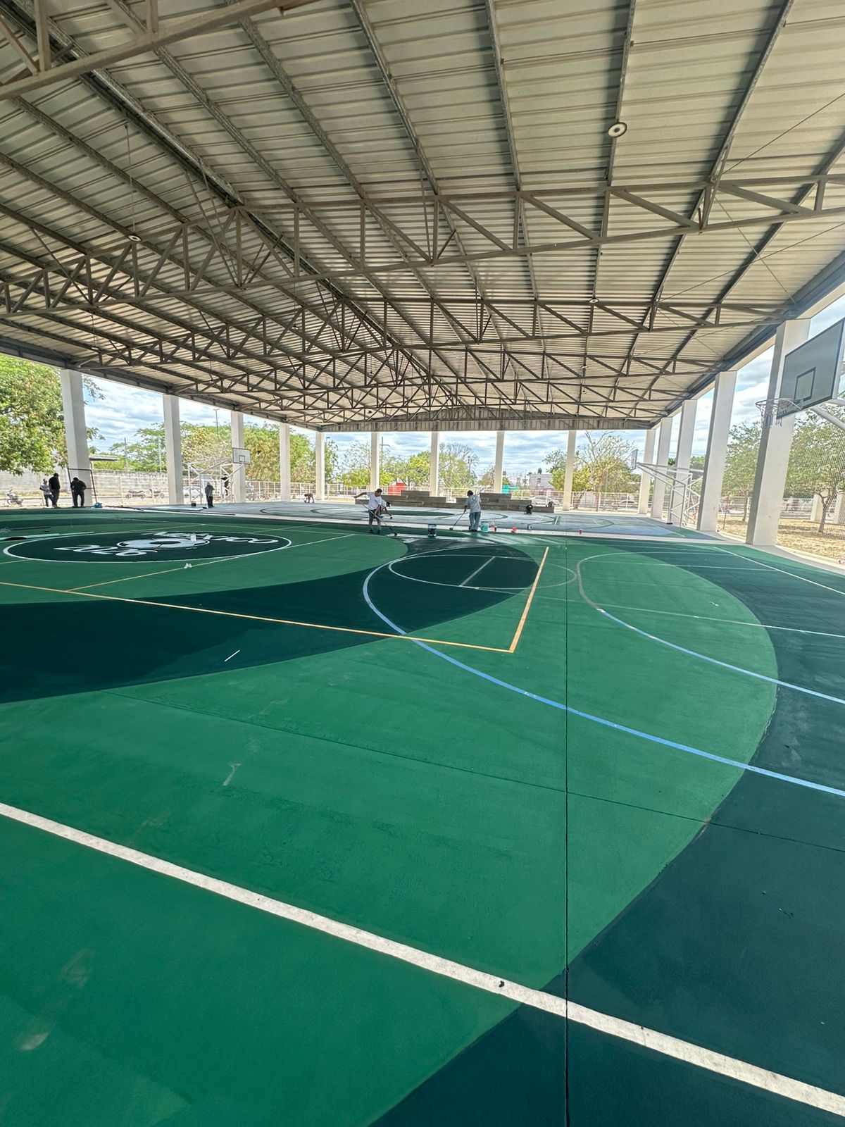 REHABILITACIÓN DE MULTICANCHA EN LAS INSTALACIONES DEPORTIVAS Y PARQUE EL PAPA MULTICANCHA 1 EN MÉRIDA