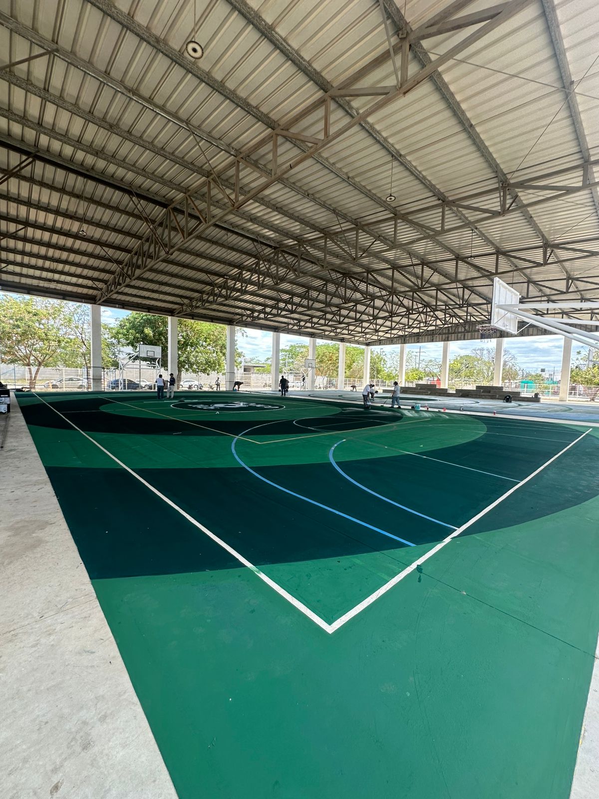 REHABILITACIÓN DE MULTICANCHA EN LAS INSTALACIONES DEPORTIVAS Y PARQUE EL PAPA MULTICANCHA 2 EN MÉRIDA
