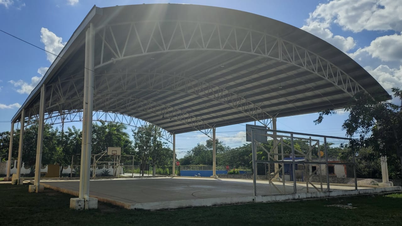 REHABILITACIÓN DE MULTICANCHA EN EL CENTRO DEPORTIVO BIBLIOTECA Y COMEDOR COMUNITARIO EMILIANO ZAPATA