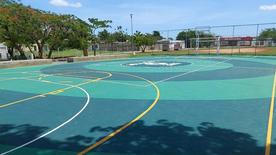 REHABILITACIÓN DE MULTICANCHA EN KAUA III EN KANASÍN