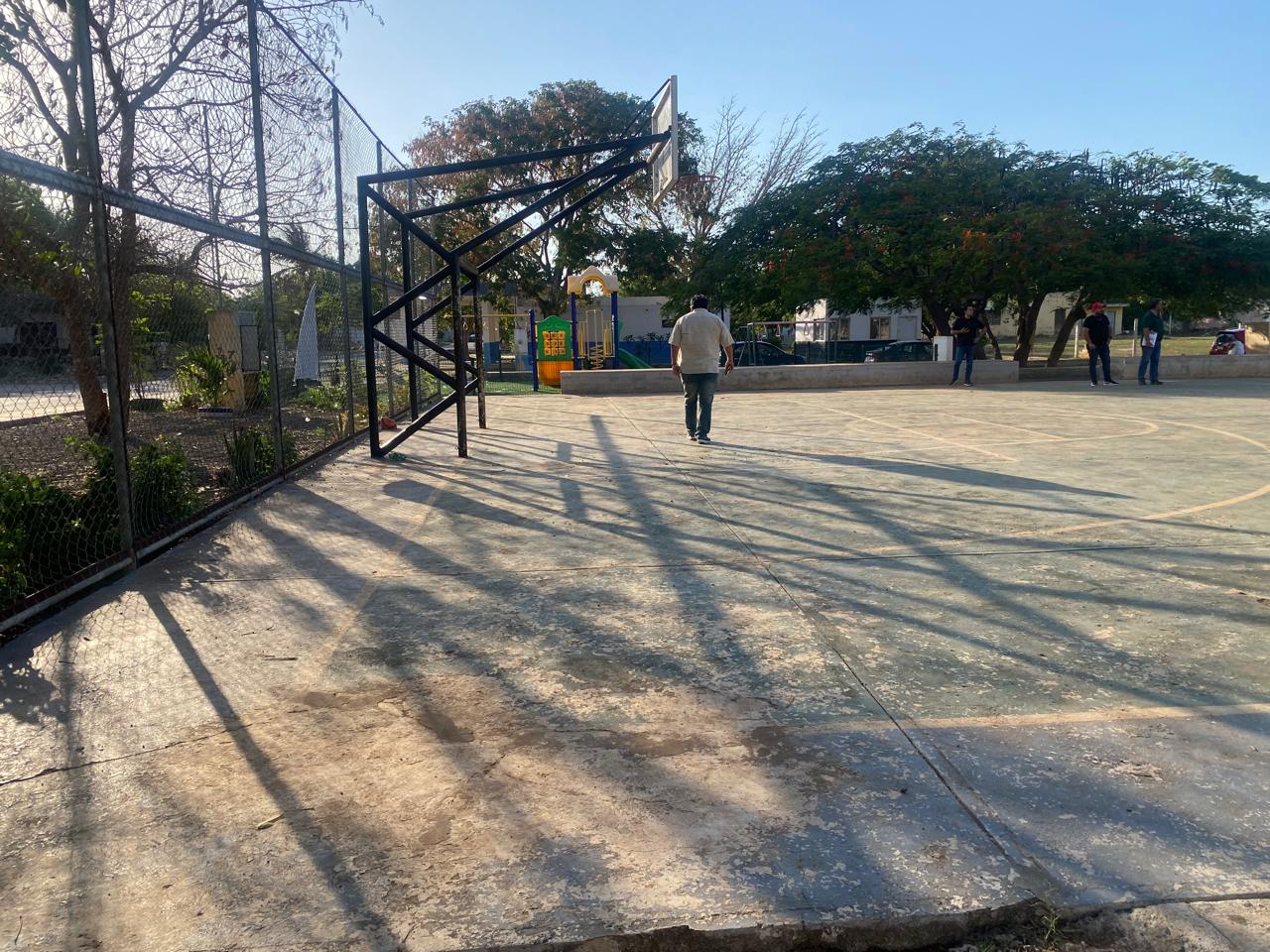 REHABILITACIÓN DE MULTICANCHA EN KAUA III EN KANASÍN