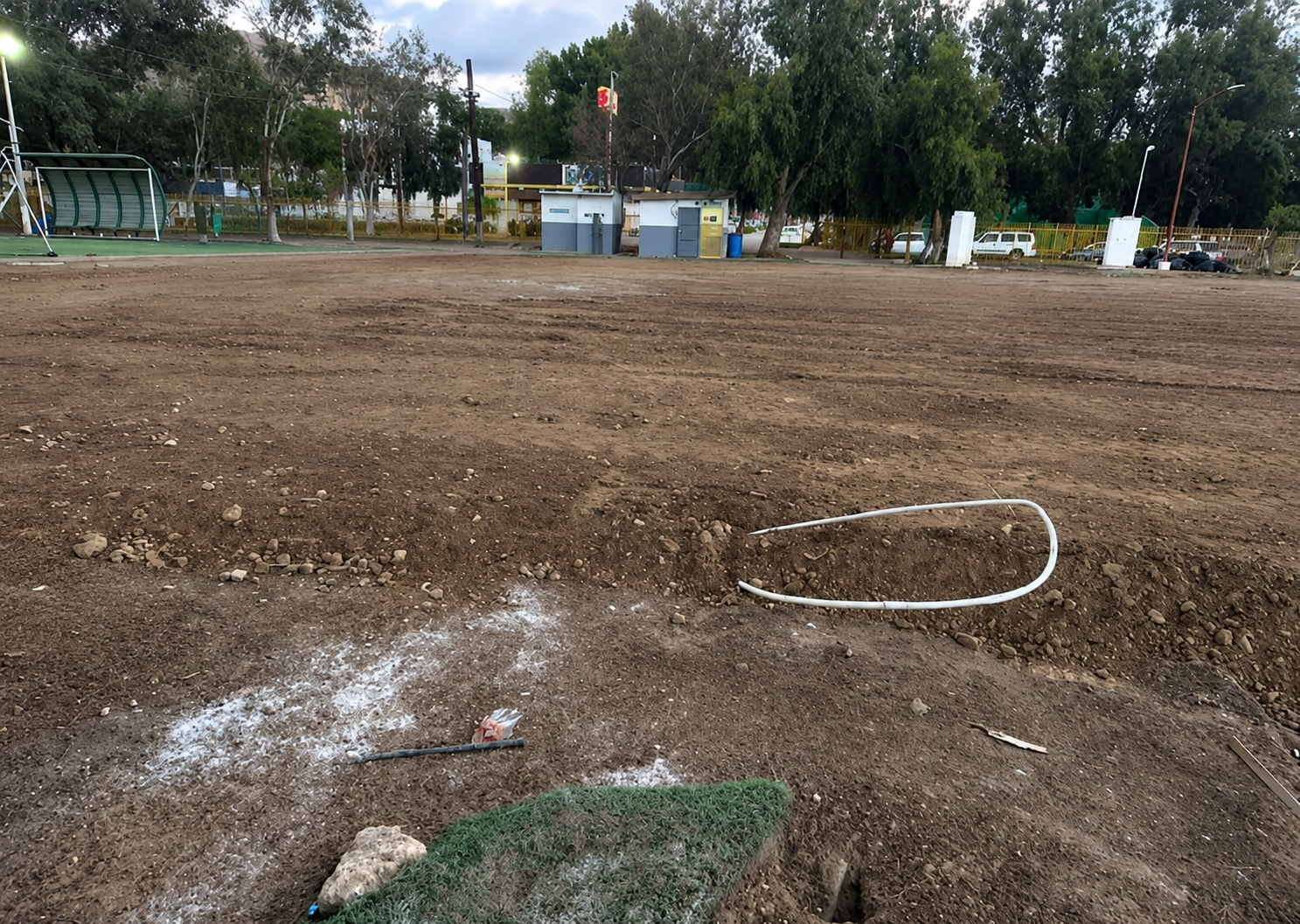 CONSTRUCCIÓN DE CANCHA FÚTBOL 5 EN CAMPO INFANTIL DON RUBÉN ACOSTA ZAMORA (CANCHA 1) EN TECATE