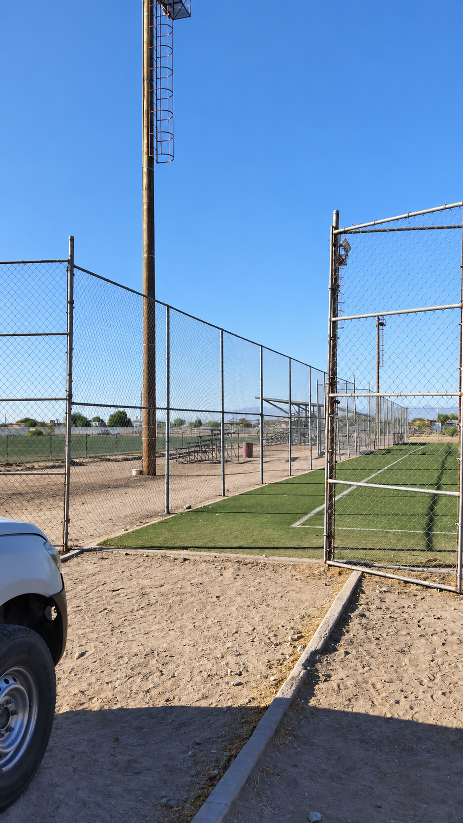 REHABILITACIÓN DE CANCHA FÚTBOL 7 EN POLIDEPORTIVO CANCHA 2 EN MEXICALI