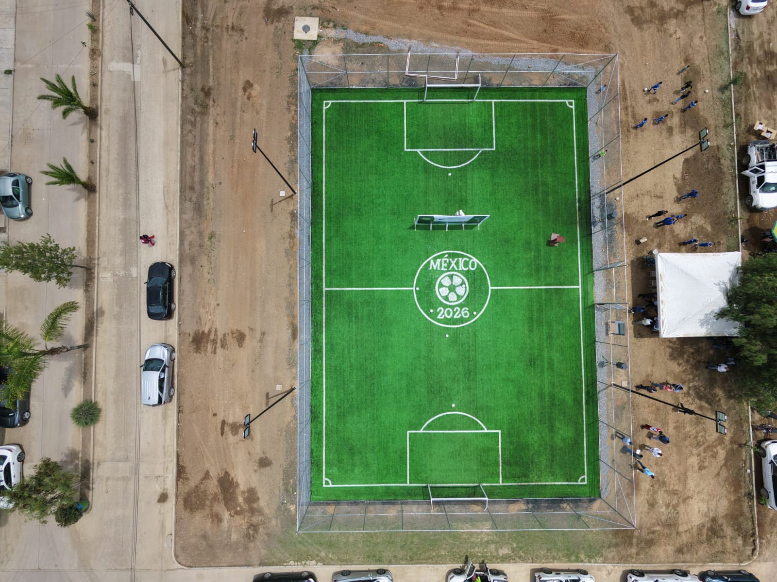 CONSTRUCCIÓN DE CANCHA FÚTBOL 5 EN CENTRO EN LORETO
