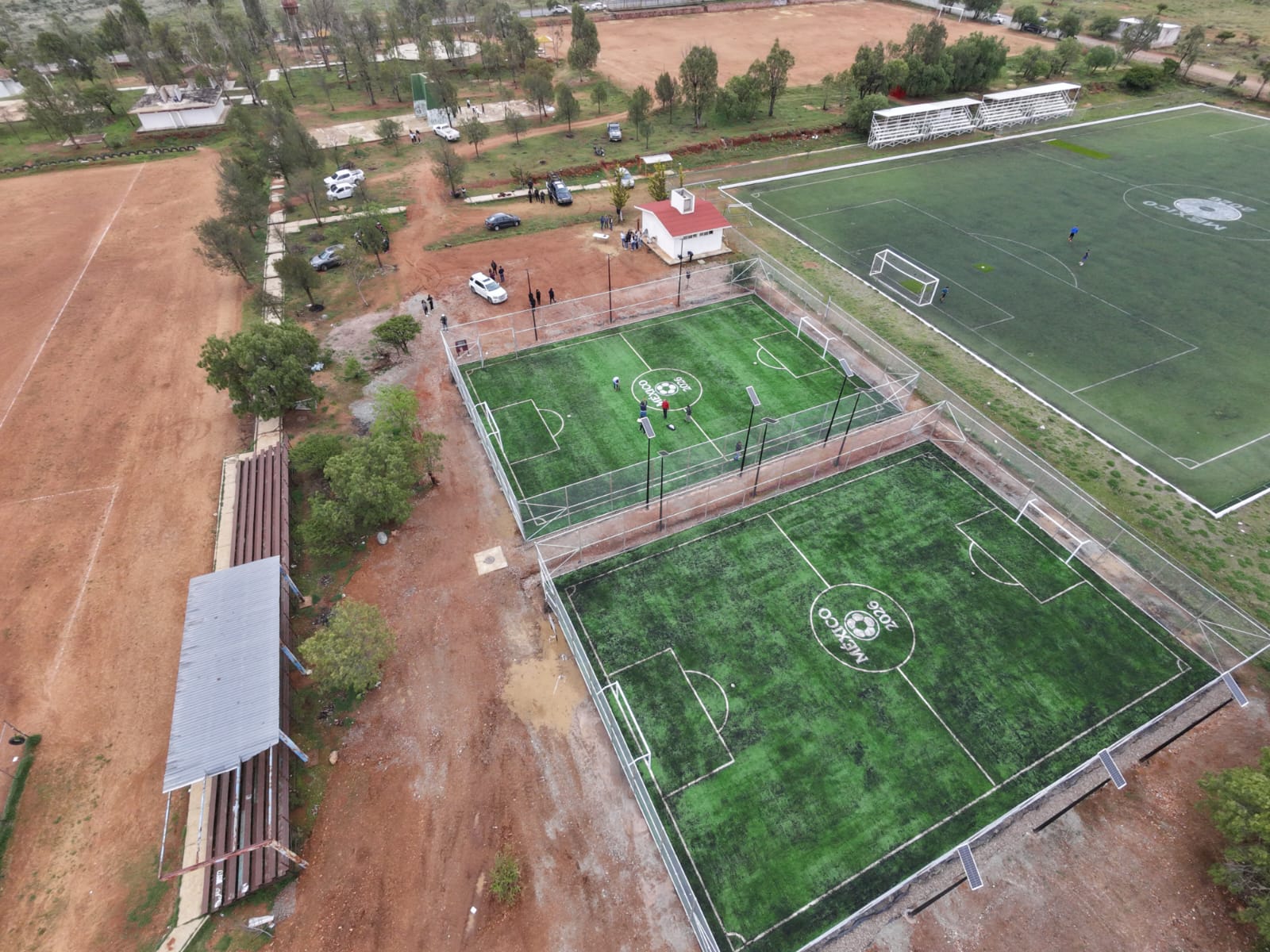CONSTRUCCIÓN DE CANCHA FÚTBOL 5 EN UNIDAD DEPORTIVA HÉCTOR ESPARZA 2 EN MORELOS