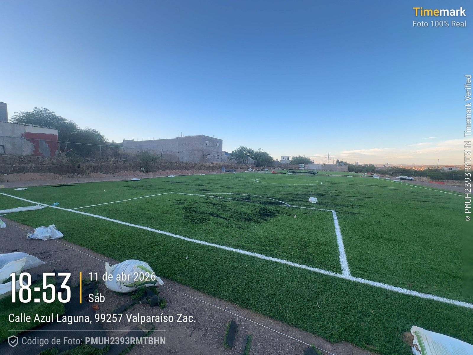 CONSTRUCCIÓN DE CANCHA FÚTBOL 5 EN UNIDAD DEPORTIVA SUR 1 EN VALPARAISO