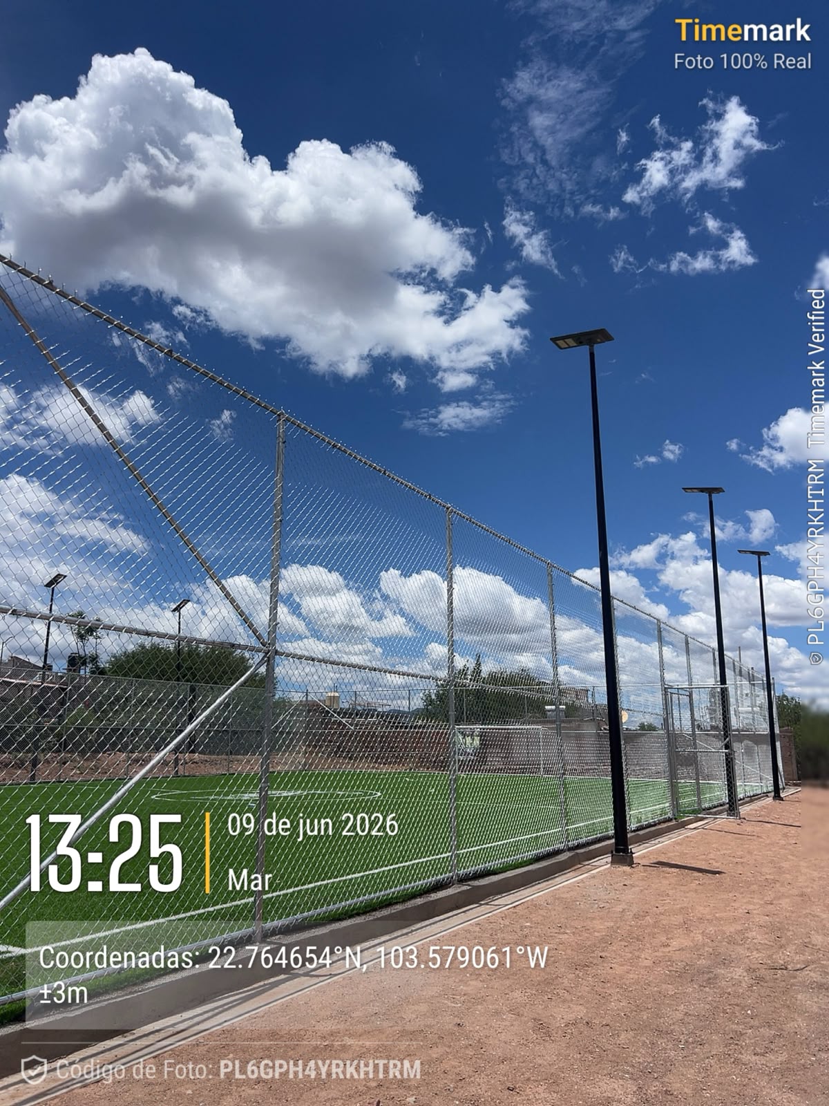 CONSTRUCCIÓN DE CANCHA FÚTBOL 5 EN UNIDAD DEPORTIVA SUR 2 EN VALPARAISO