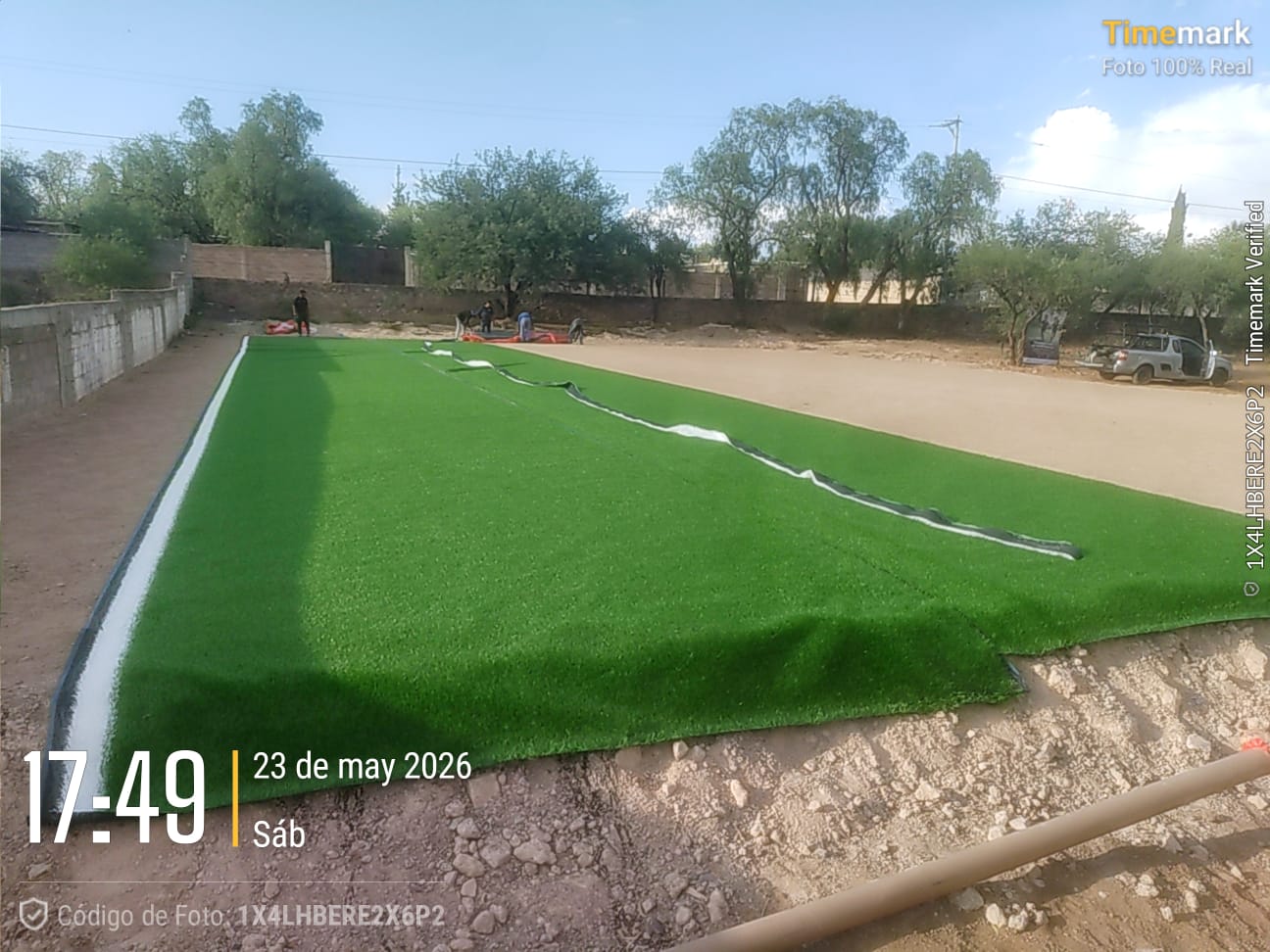 CONSTRUCCIÓN DE CANCHA FÚTBOL 5 EN UNIDAD DEPORTIVA ESTANCIA DE ÁNIMAS EN VILLA GONZÁLEZ ORTEGA