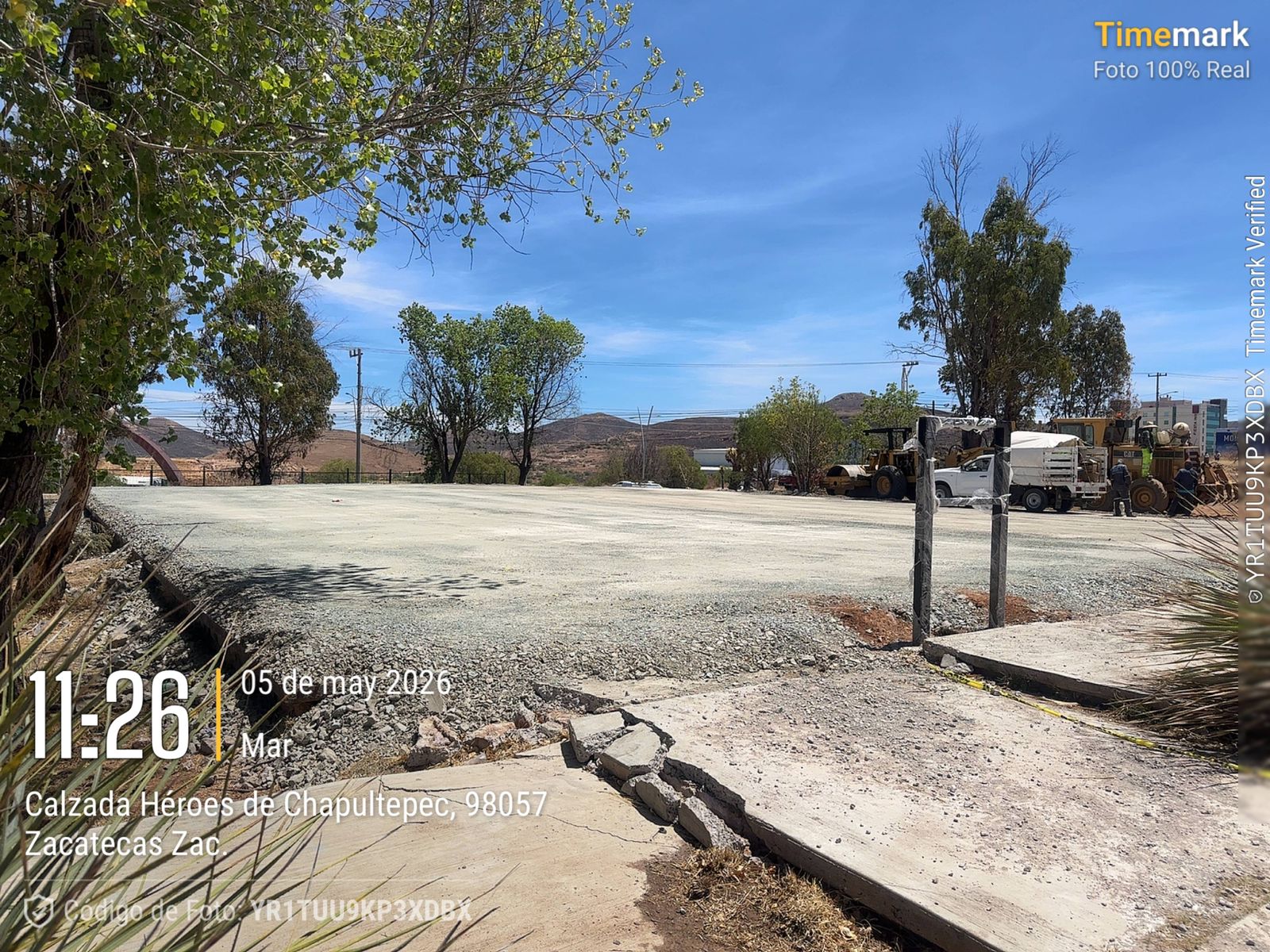 CONSTRUCCIÓN DE CANCHA FÚTBOL 5 EN UNIDAD DEPORTIVA NORTE EN ZACATECAS