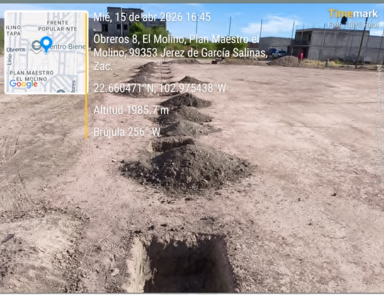 CONSTRUCCIÓN DE CANCHA FÚTBOL 5 EN PLAN MAESTRO EL MOLINO EN JEREZ