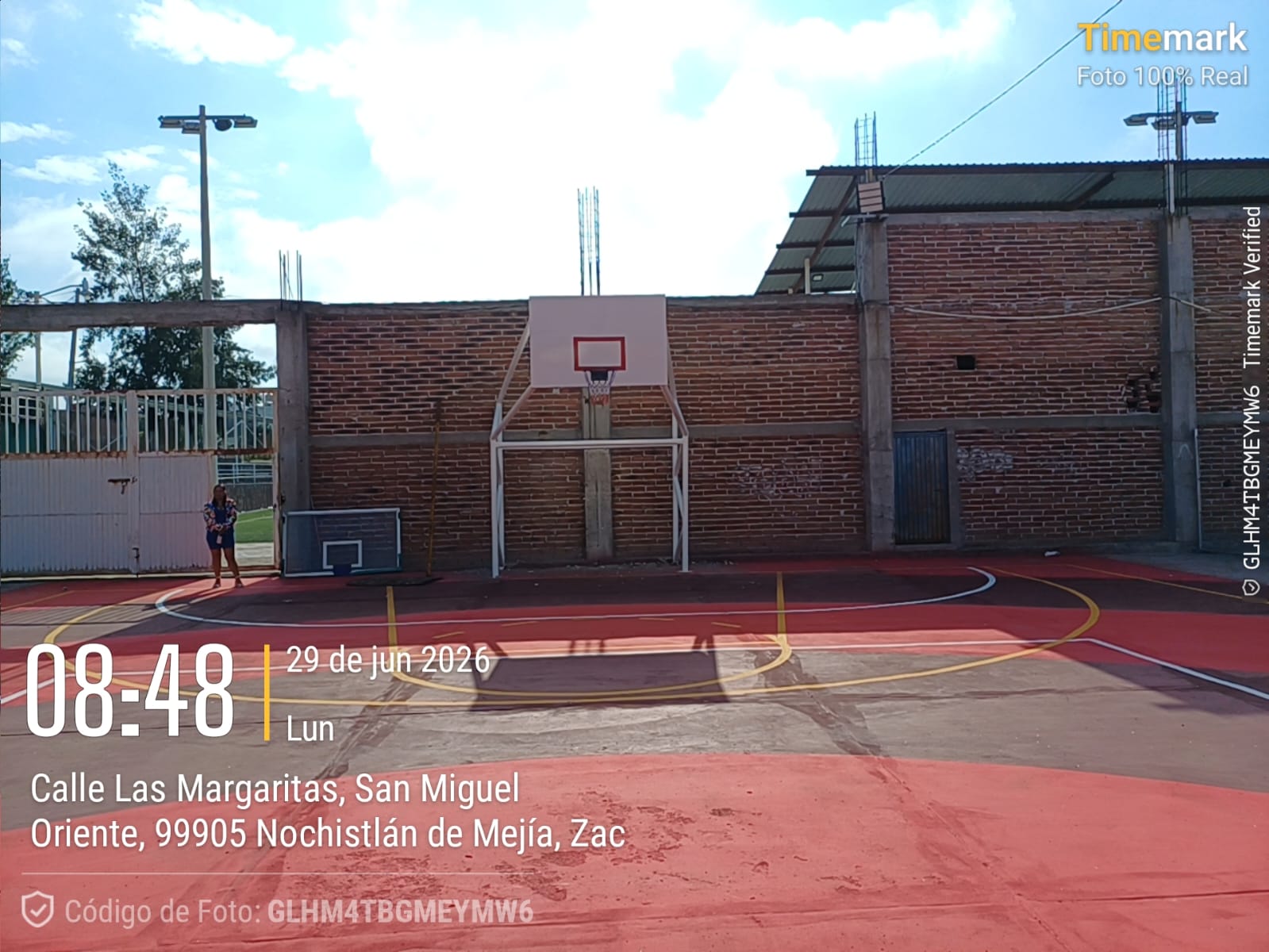REHABILITACIÓN DE MULTICANCHA EN UNIDAD DEPORTIVA LAS BRISAS EN NOCHISTLÁN DE MEJIA