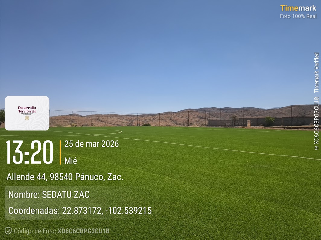 REHABILITACIÓN DE CANCHA FÚTBOL 11 EN DEPORTISTAS EN PÁNUCO