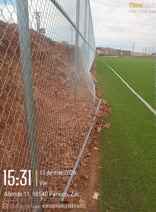 REHABILITACIÓN DE CANCHA FÚTBOL 11 EN DEPORTISTAS EN PÁNUCO