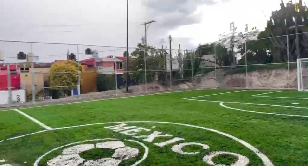 CONSTRUCCIÓN DE CANCHA FÚTBOL 5 EN FRACC LOS NARANJOS HEROICA CIUDAD DE HUAJUAPAN DE LEÓN