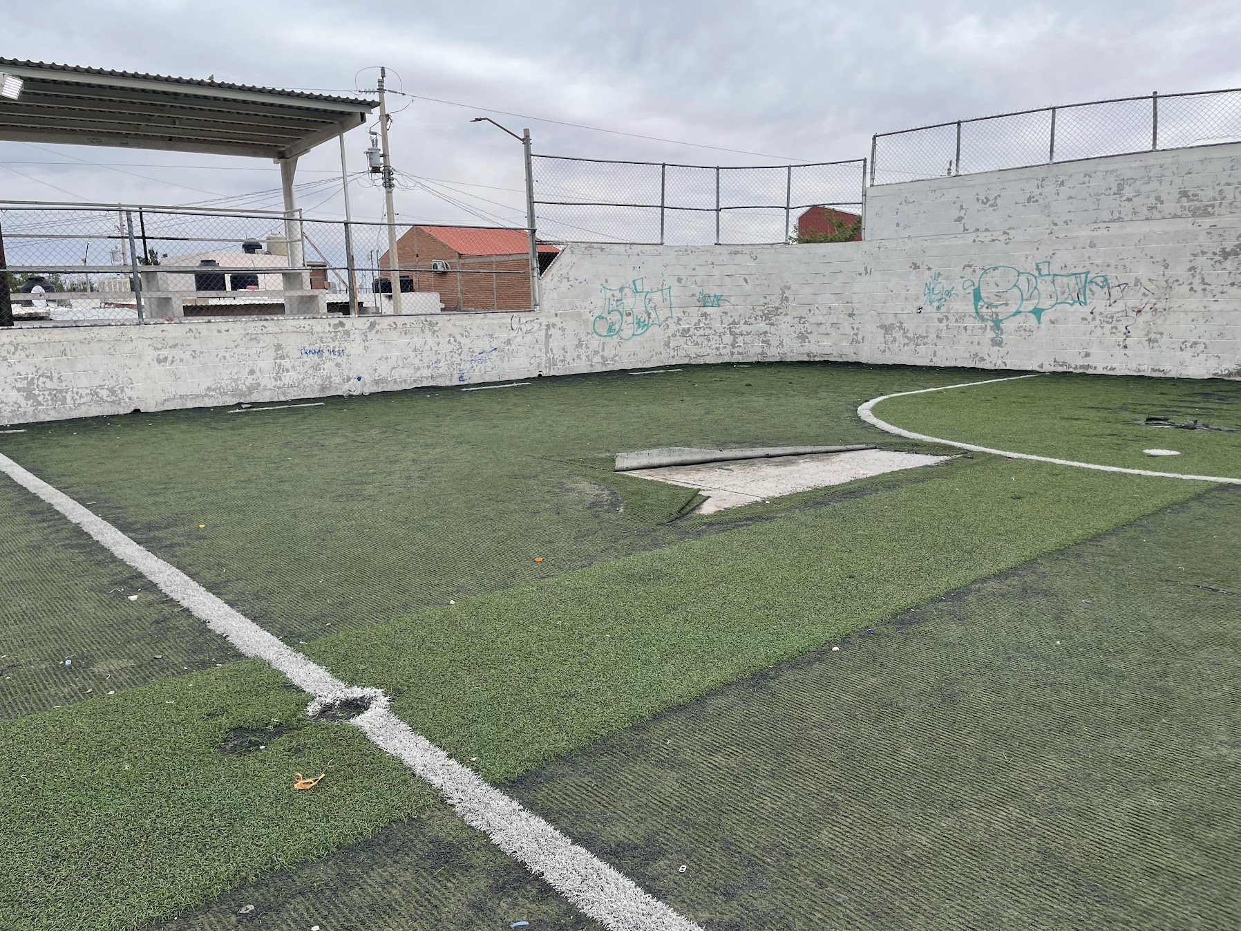 REHABILITACIÓN DE CANCHA DE FÚTBOL 5 PARQUE DE FÚTBOL LADERAS DE SAN GUILLERMO EN AQUILES SERDÁN