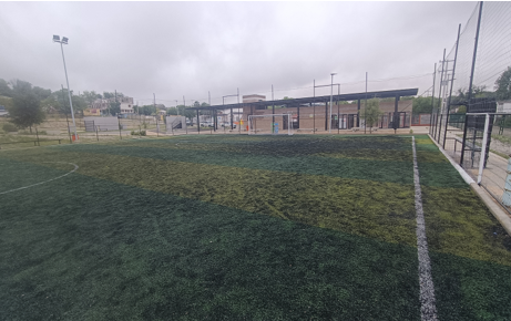 REHABILITACIÓN DE CANCHA FÚTBOL 7 EN MÓDULO DEPORTIVO GÁMEZ SUMARAN EN ACUÑA