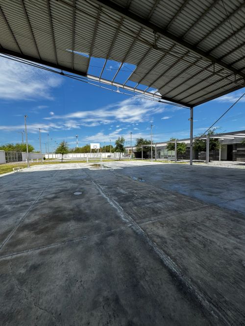 REHABILITACIÓN DE MULTICANCHA EN COLONIA EL PROGRESO 1 EN NUEVO LAREDO