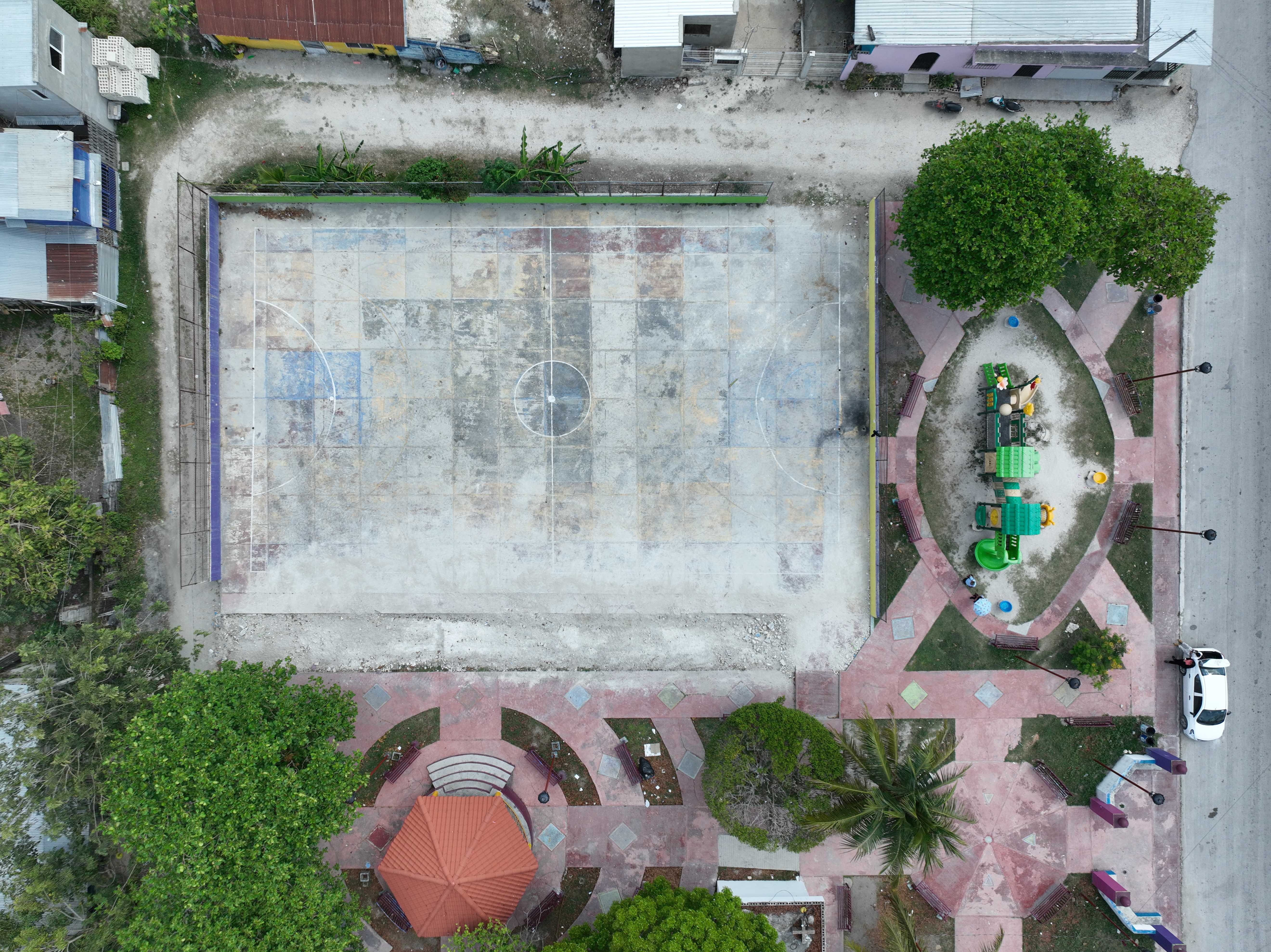 CONSTRUCCIÓN DE CANCHA DE FÚTBOL 5 EN LA CANCHA DEPORTIVA SAN MARTÍN EN CANDELARIA