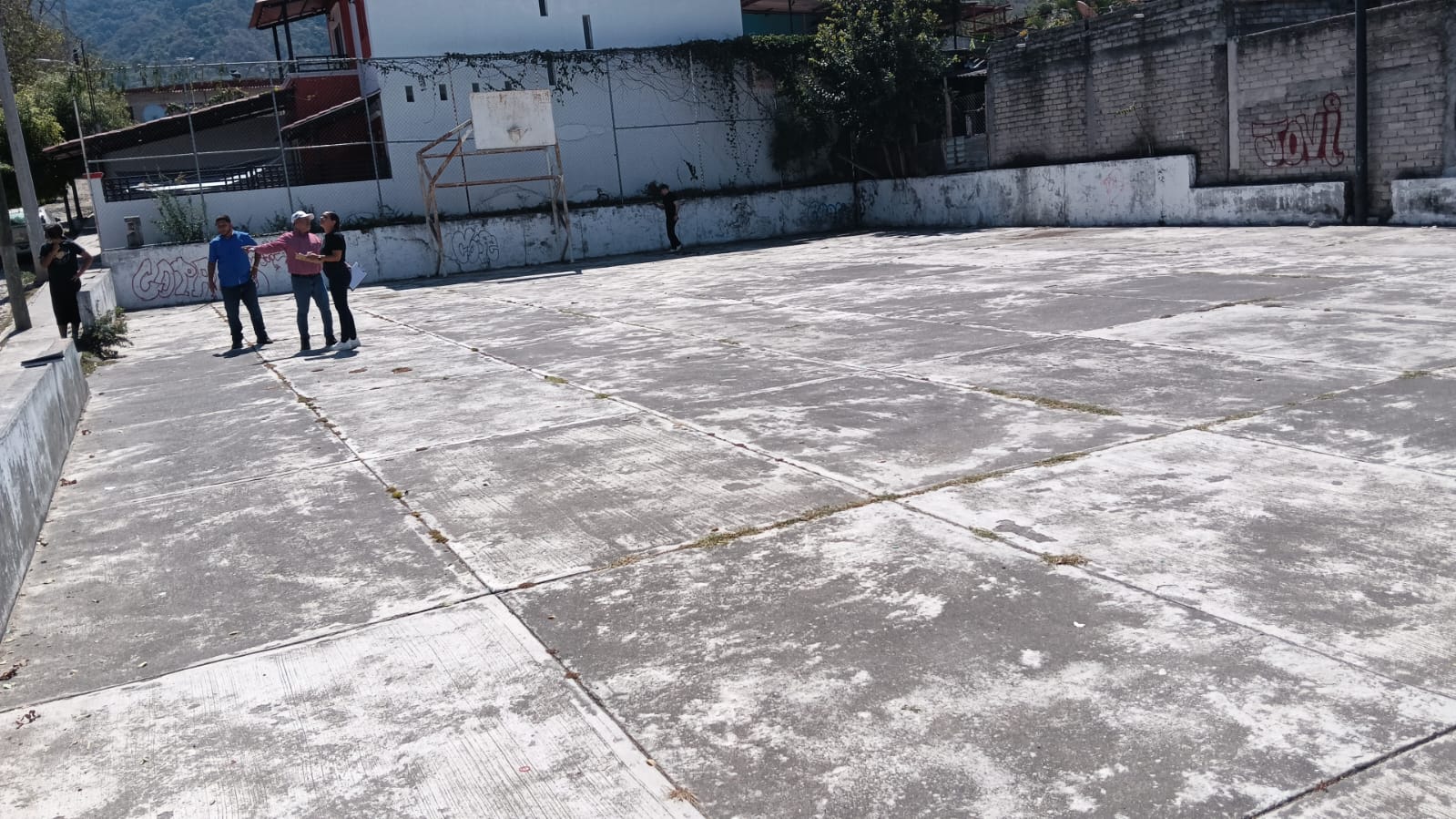 REHABILITACIÓN DE MULTICANCHA DE LA COLONIA LOS COPALES EN MINATITLÁN