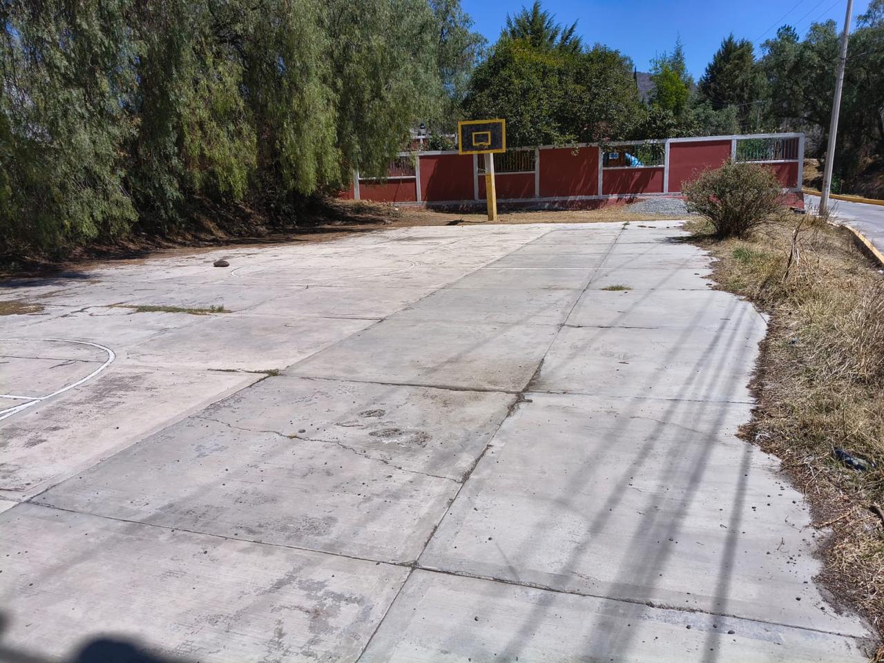 REHABILITACIÓN DE MULTICANCHA EN RANCHO EL CAYÓN EN TEPETLAOXTOC
