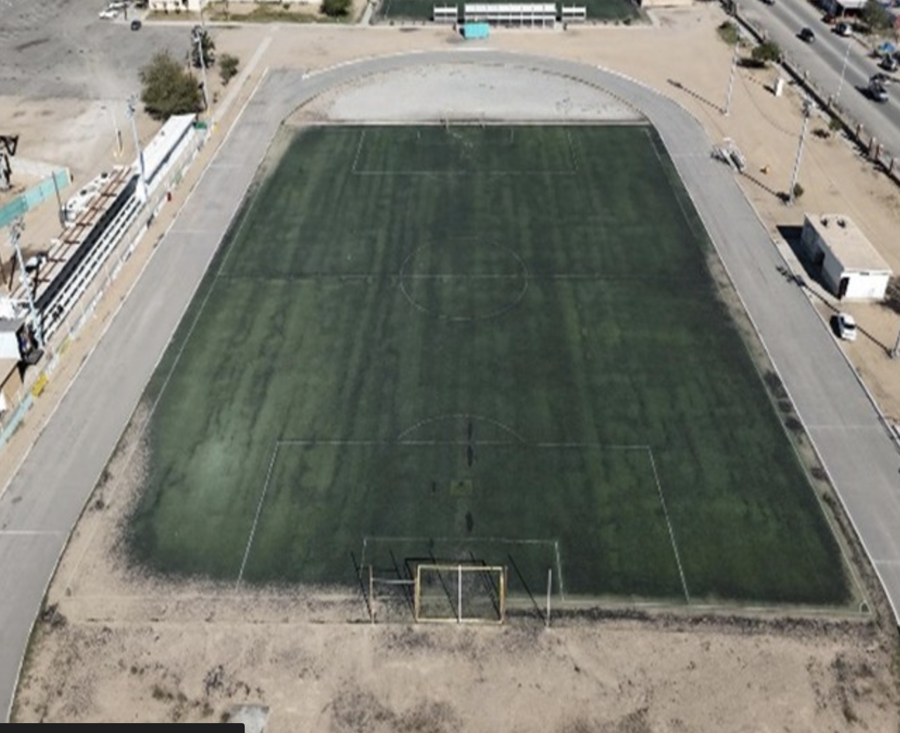 CONSTRUCCIÓN DE CANCHA FÚTBOL 7 EN PARQUE CLUB DE LEONES EN SAN LUIS RÍO COLORADO