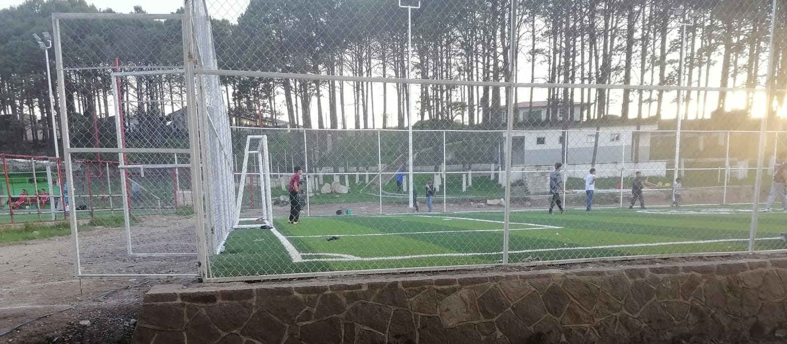 CONSTRUCCIÓN DE CANCHA DE FÚTBOL 5 EN UNIDAD DEPORTIVA CHAPULTEPEC EN PUEBLO NUEVO