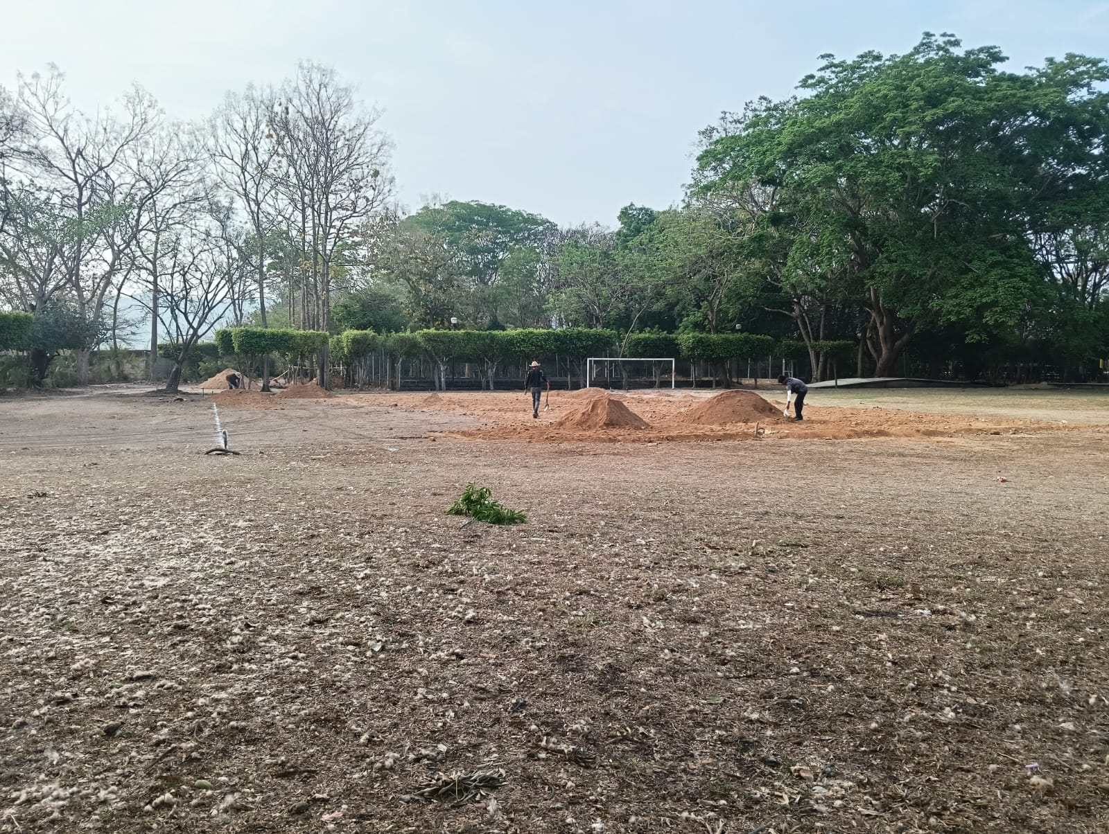 CONSTRUCCION DE CANCHA DE FÚTBOL 5 EN LA UNIDAD DEPORTIVA ORIENTE EN VILLAFLORES