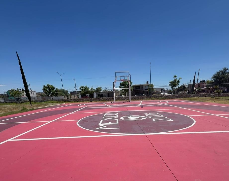 REHABILITACIÓN DE MULTICANCHA EN COLONIA OLIVAR DE LAS ÁNIMAS EN MATEHUALA