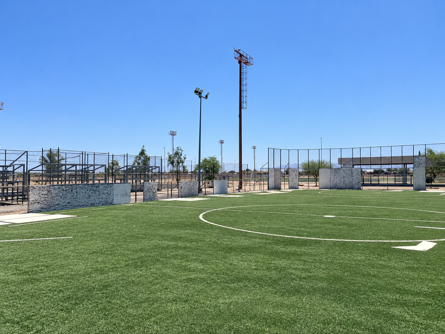 REHABILITACIÓN DE CANCHA FÚTBOL 5 EN POLIDEPORTIVO CANCHA 6 EN MEXICALI