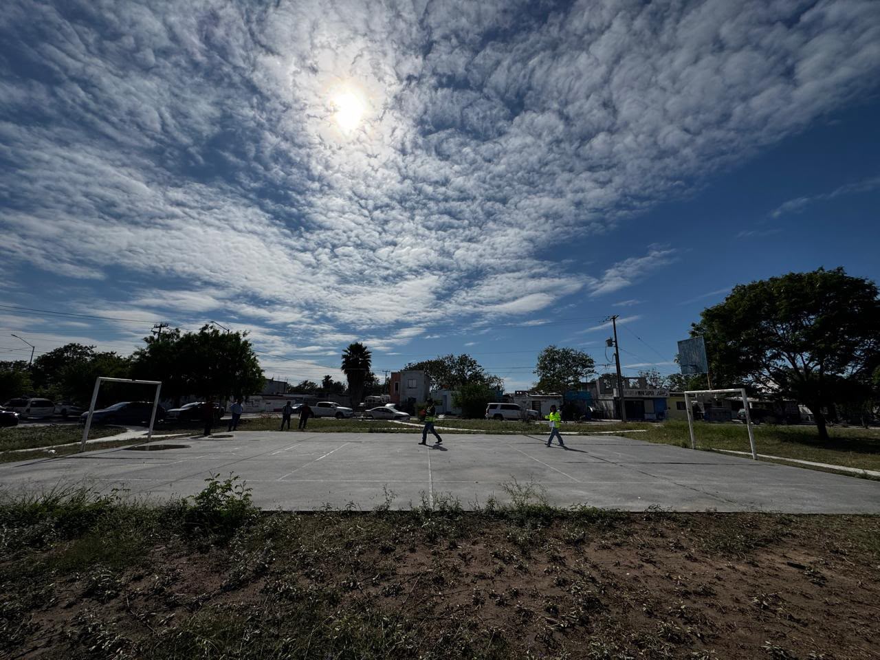 REHABILITACIÓN DE MULTICANCHA EN COLONIA ALMENDROS EN LA CIUDAD DE REYNOSA