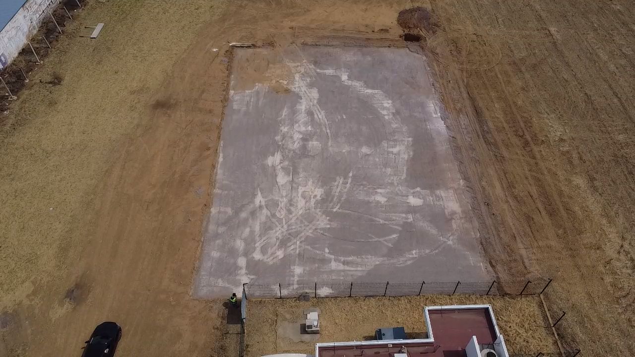 CONSTRUCCIÓN DE CANCHA FÚTBOL 5 EN JUMILTEPEC EN OCUITUCO