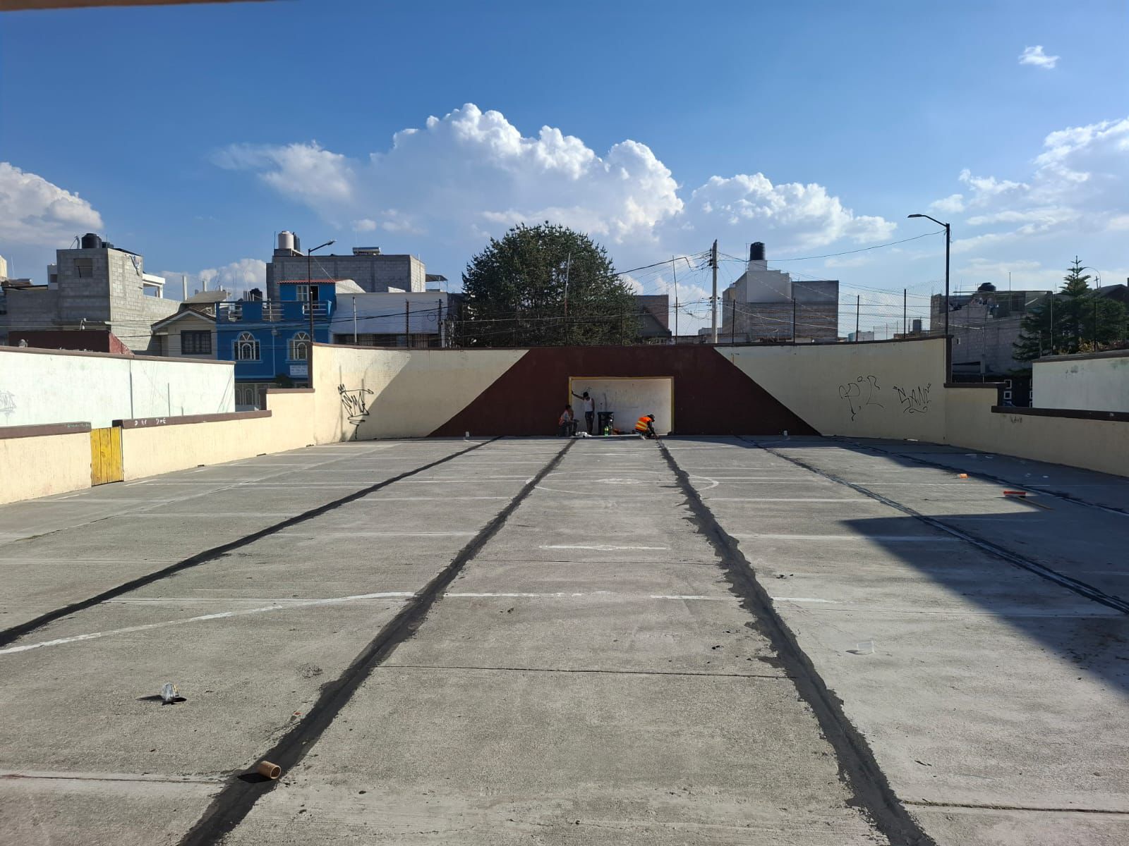 REHABILITACIÓN DE CANCHA FÚTBOL 5 EN EFRÉN REBOLLEDO EN ACTOPAN