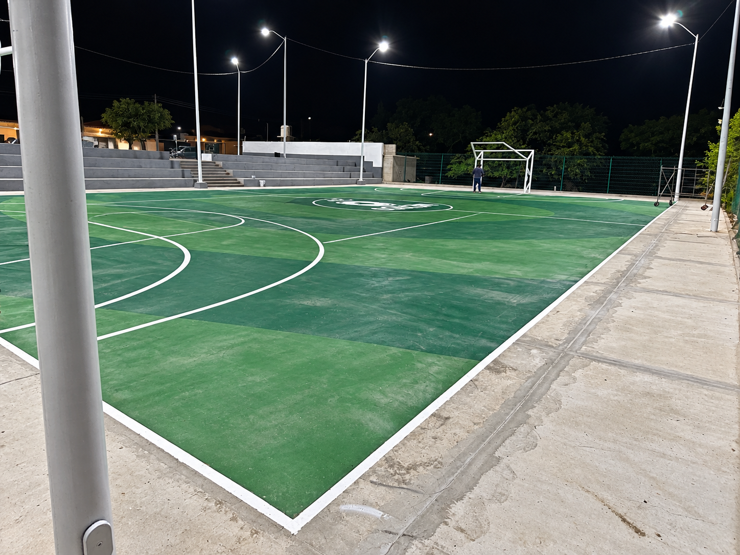 REHABILITACIÓN DE MULTICANCHA EN BARRIO EL MEZQUITAL EN NAZAS