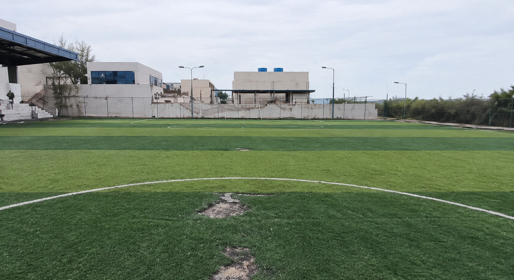 REHABILITACIÓN DE CANCHA FÚTBOL 7 EN PLAZA Y DEPORTIVO ALTOS DE SANTA TERESA EN ACUÑA