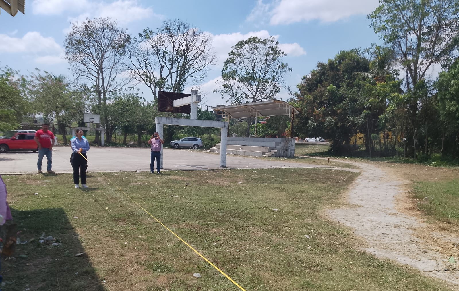 CONSTRUCCIÓN DE CANCHA DE FÚTBOL 5 EN LA UNIDAD DEPORTIVA SAN MANUEL TENERIFE EN HUIMANGUILLO