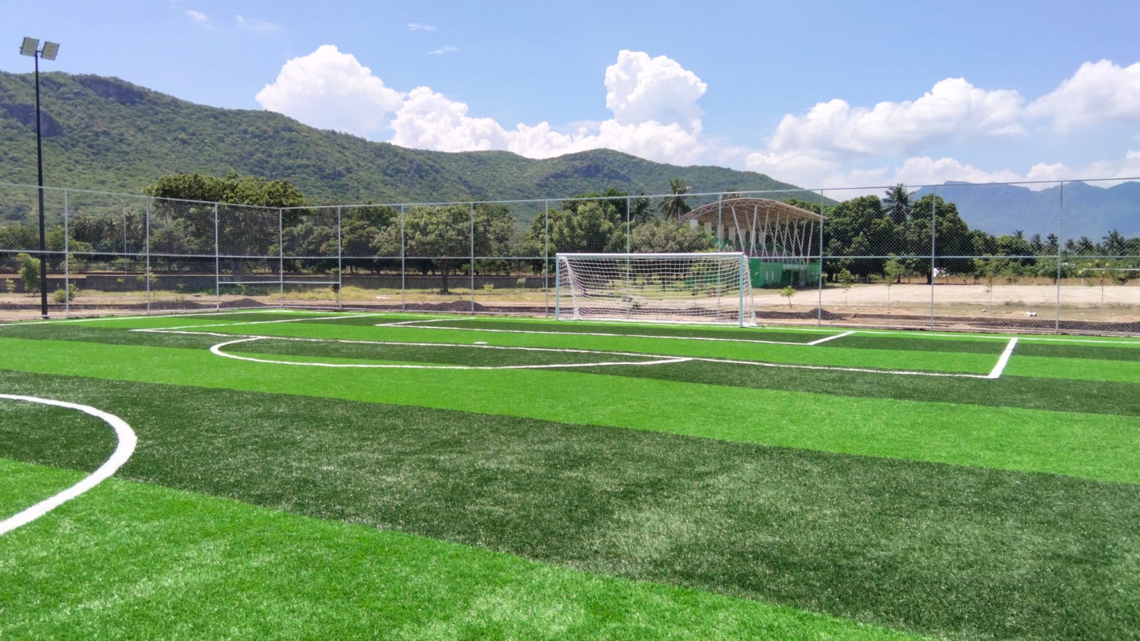 CONSTRUCCIÓN DE CANCHA FÚTBOL 7 EN UNIDAD DEPORTIVA DOCTOR REYNEL MARQUÉS RAMOS EN SANTA MARÍA MIXTEQUILLA