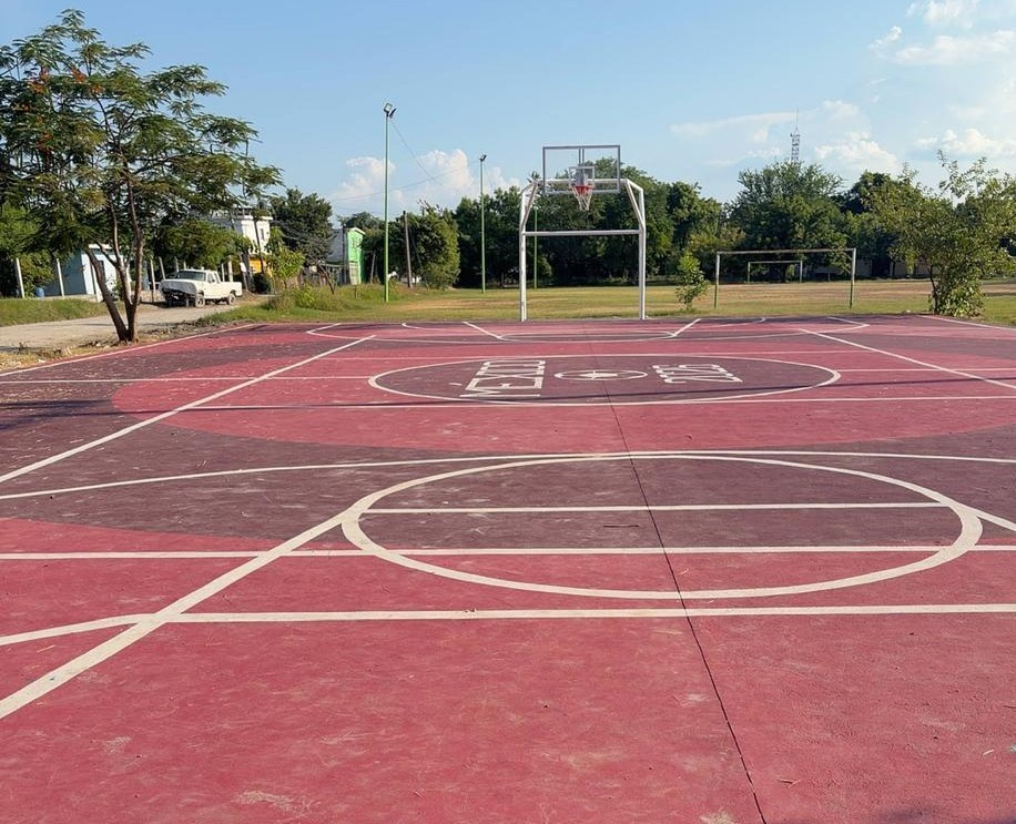 REHABILITACIÓN DE MULTICANCHA EN COLONIA MÁRQUEZ EN CIUDAD VALLES