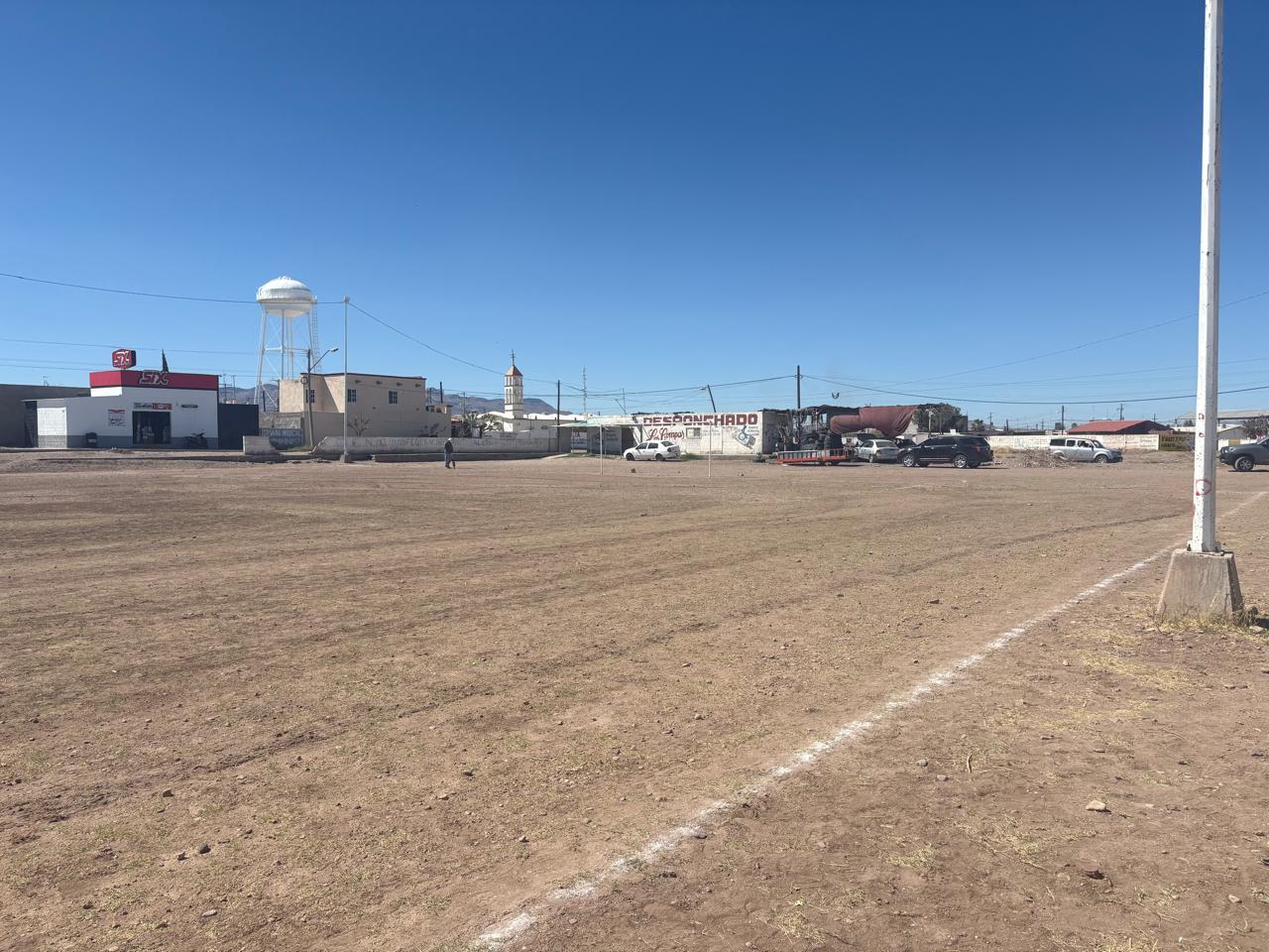 CONSTRUCCIÓN DE CANCHA DE FÚTBOL 5 EN UNIDAD DEPORTIVA Y DE ESPARCIMIENTOS FAMILIAR INCLUSIVO  POR AMOR A MEOQUI EN MEOQUI