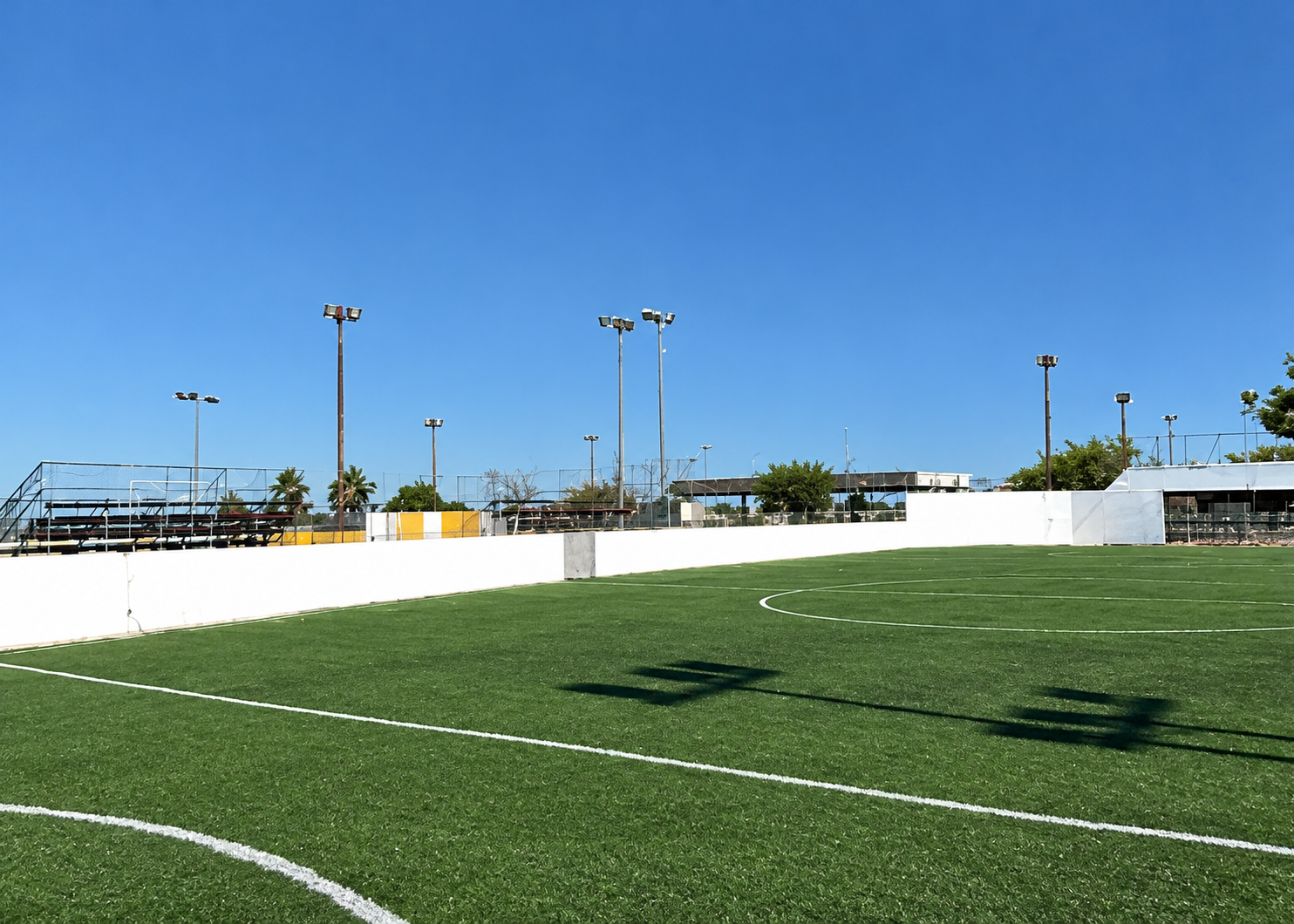 REHABILITACIÓN DE CANCHA FÚTBOL 5 EN POLIDEPORTIVO CANCHA 5 EN MEXICALI