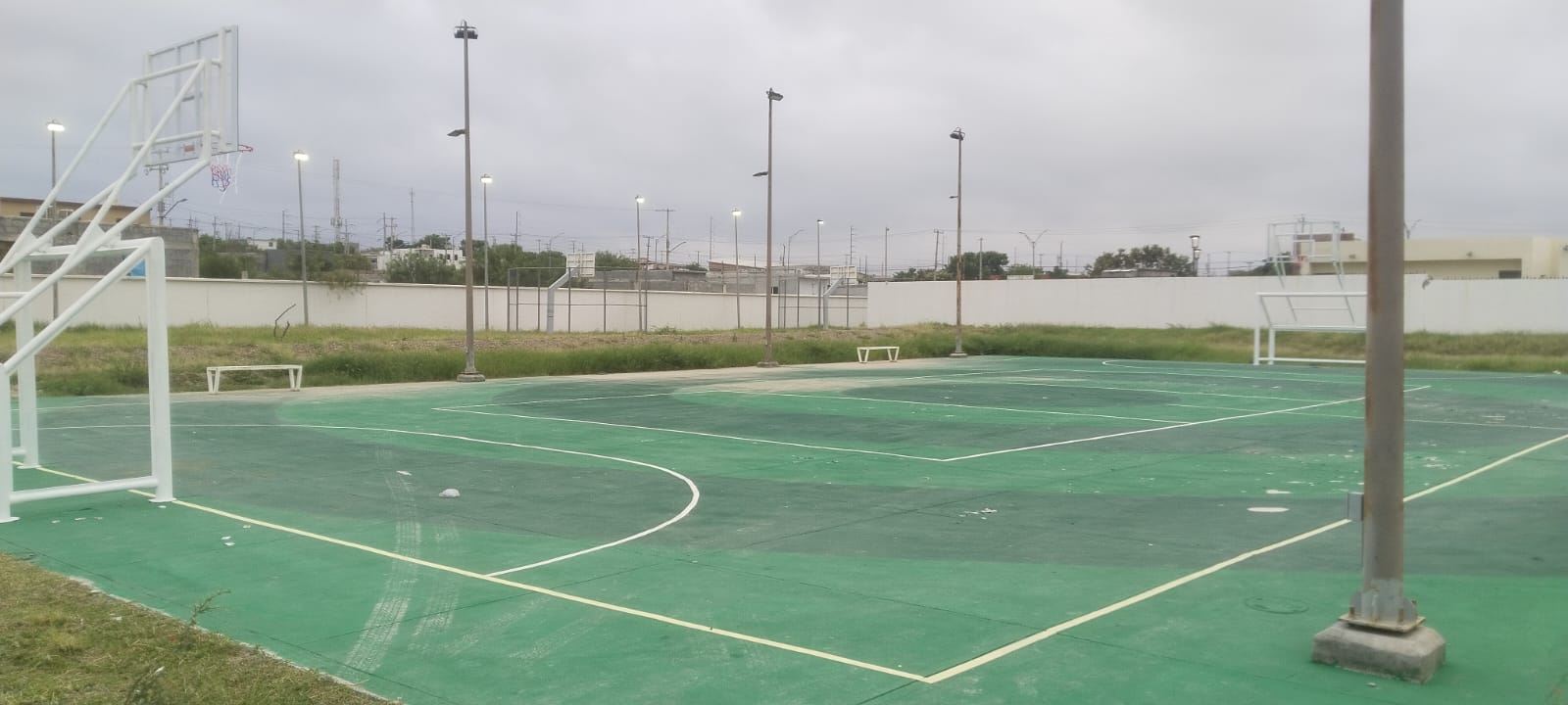 REHABILITACIÓN DE MULTICANCHA EN COLONIA CONSTITUCIONAL 1 EN NUEVO LAREDO