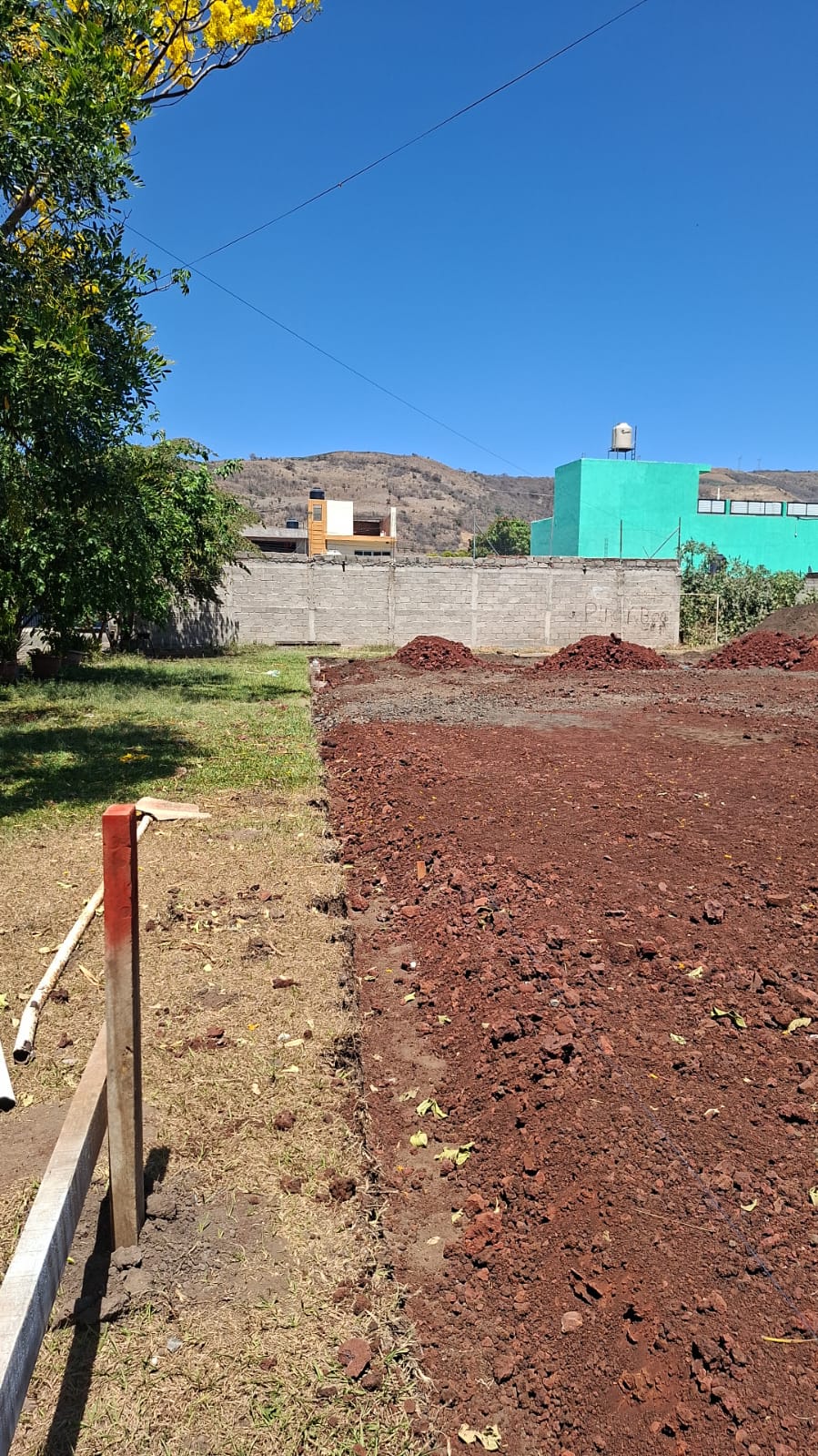CONSTRUCCIÓN DE CANCHA FÚTBOL 5 EN CANCHA FATIMA EN IXTLÁN DEL RÍO