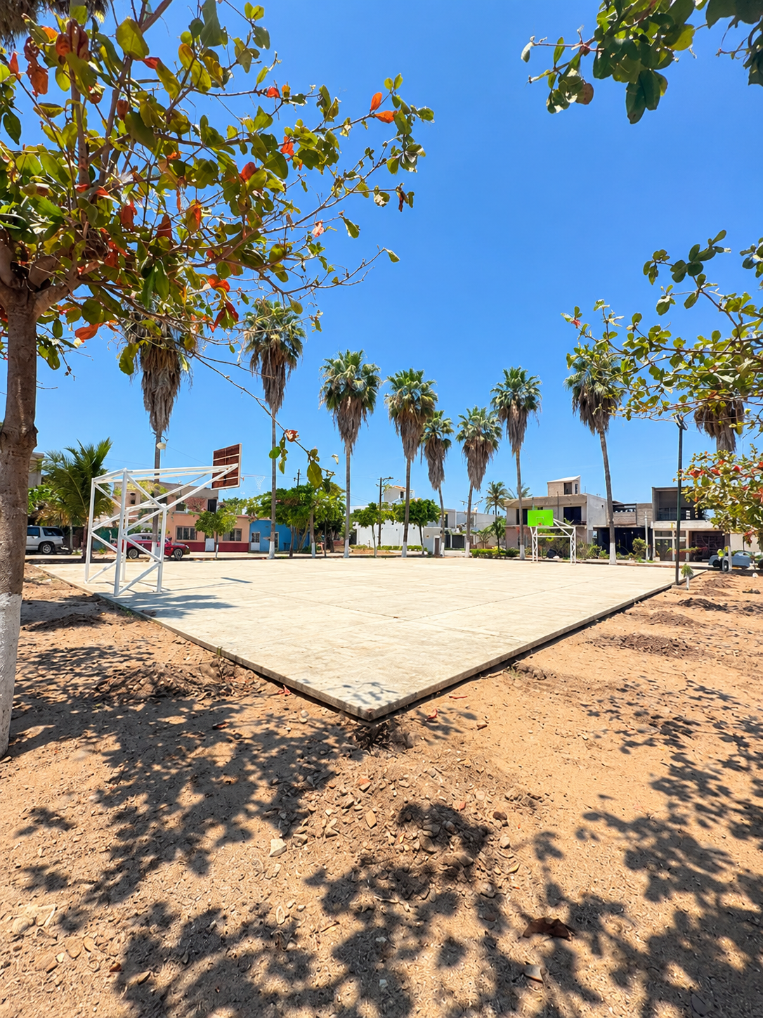 REHABILITACIÓN DE MULTICANCHA EN SAN JUAN DE ABAJO EN BAHÍA DE BANDERAS