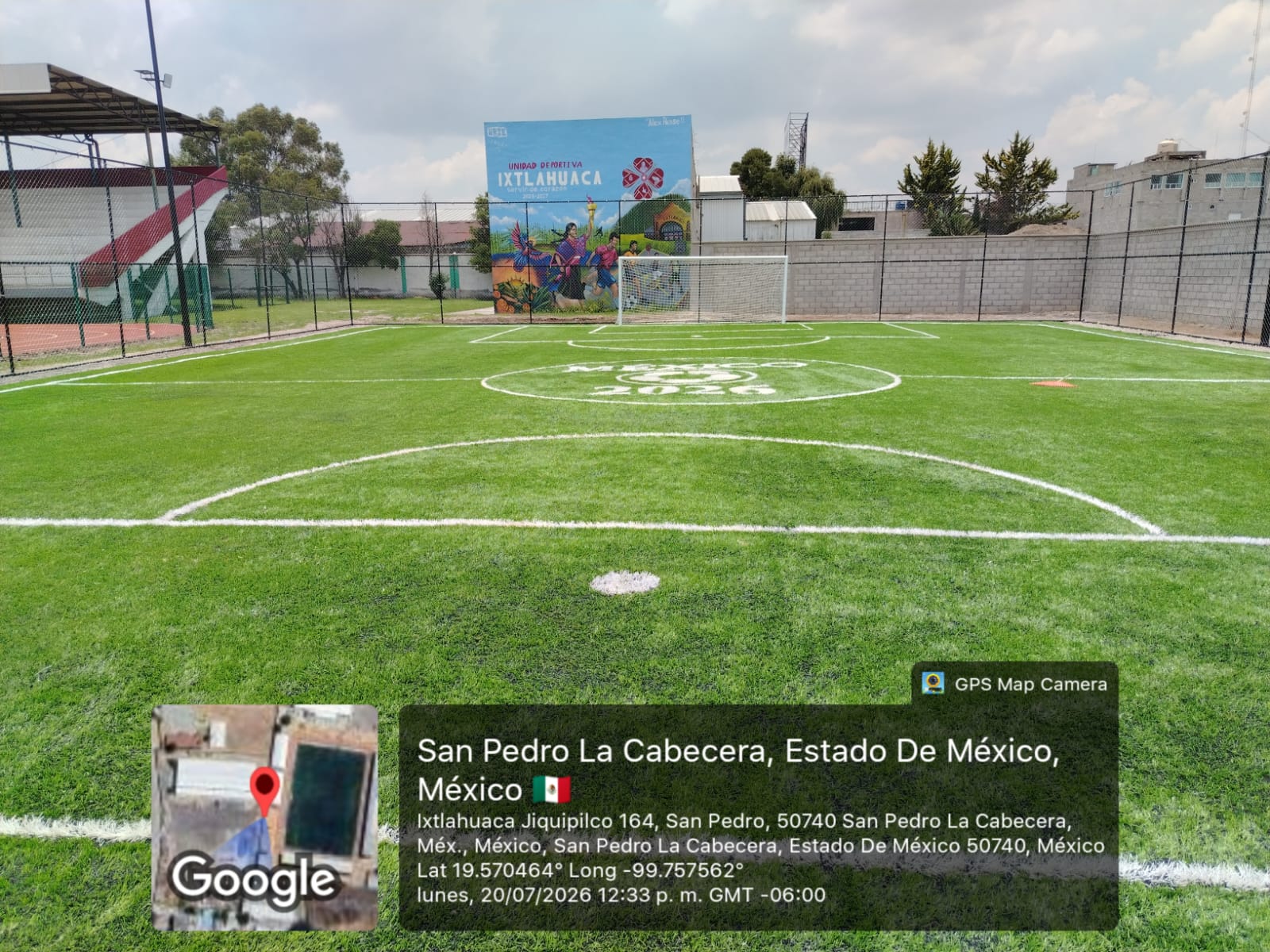 CONSTRUCCIÓN DE CANCHA FÚTBOL 5 EN DEPORTIVO IXTLAHUACA EN IXTLAHUACA