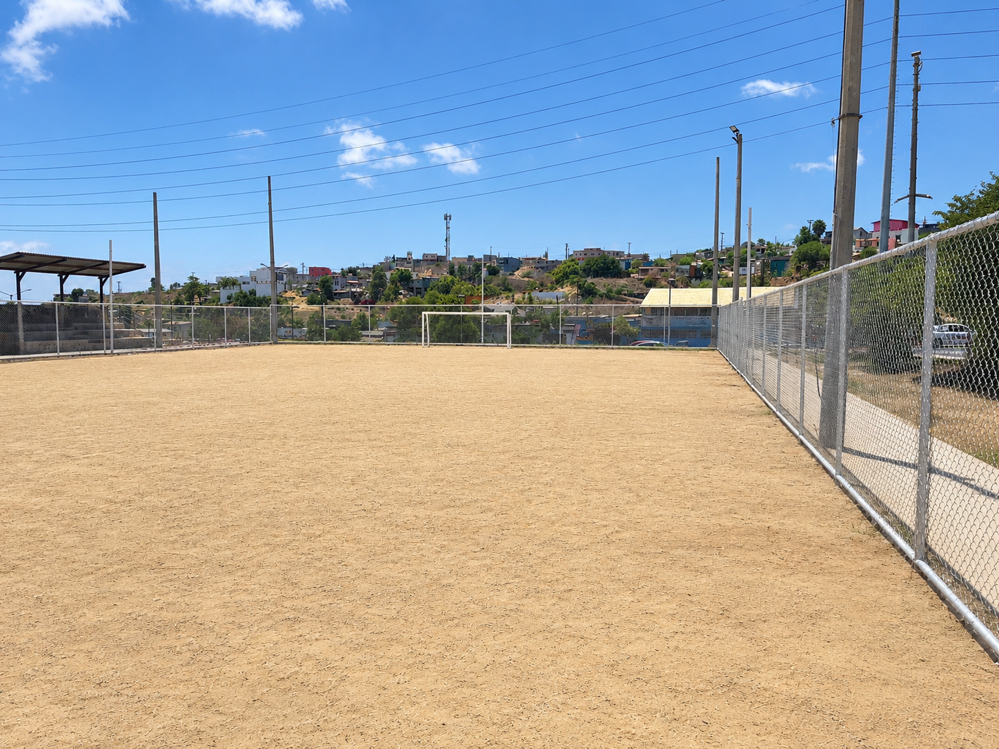 REHABILITACIÓN DE CANCHA FÚTBOL 7 EN ÁREA DEPORTIVA PARQUE Y FARO CANCHA 01 EN ENSENADA