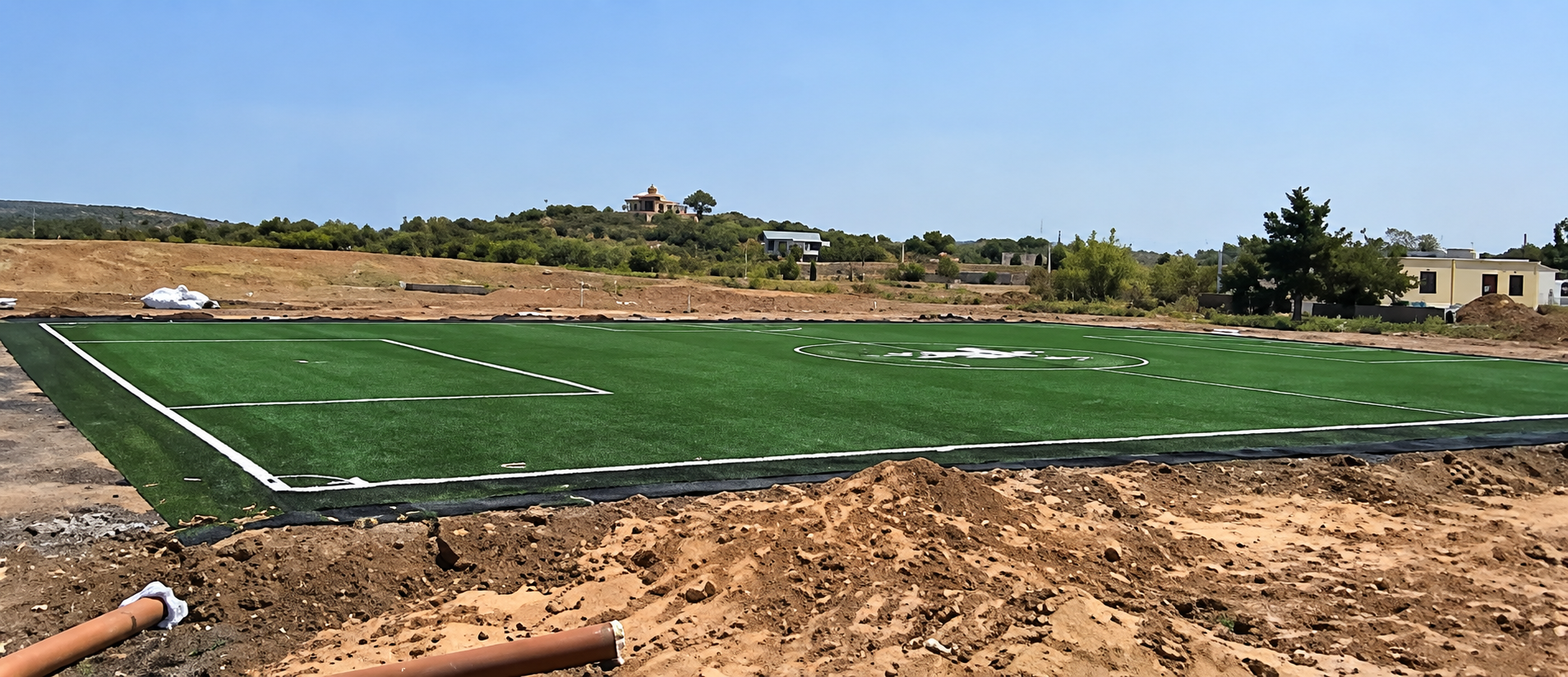 CONSTRUCCIÓN DE CANCHA FÚTBOL 5 EN CENTRO DEPORTIVO HUIZACHAL EN CANDELA 1