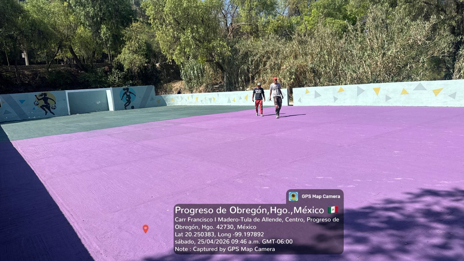 REHABILITACIÓN DE CANCHA DE FÚTBOL 7 EN CENTRO EN PROGRESO DE OBREGÓN