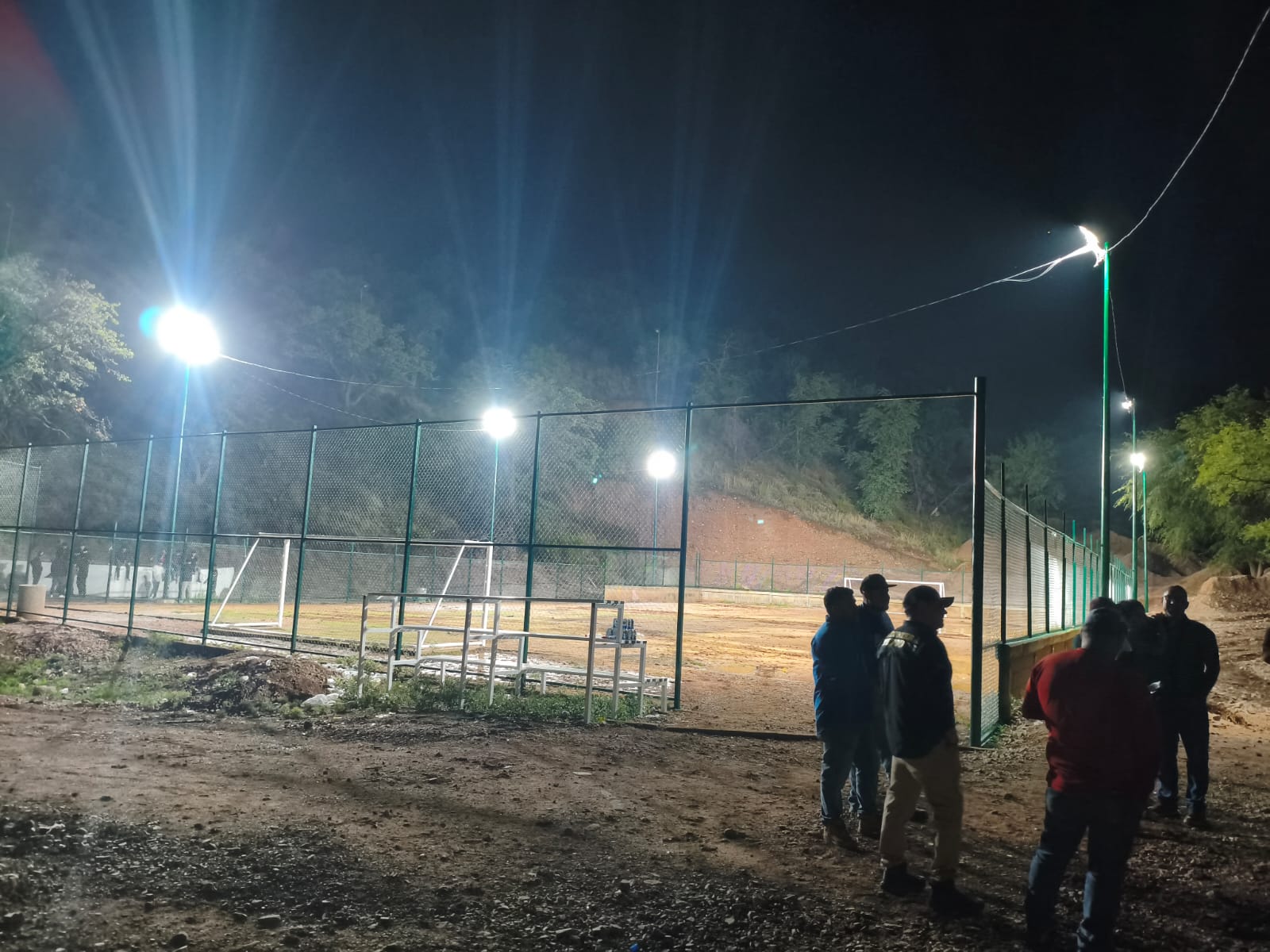 REHABILITACIÓN DE CANCHA FÚTBOL 5 EN PARQUE BELLOTAS EN NOGALES