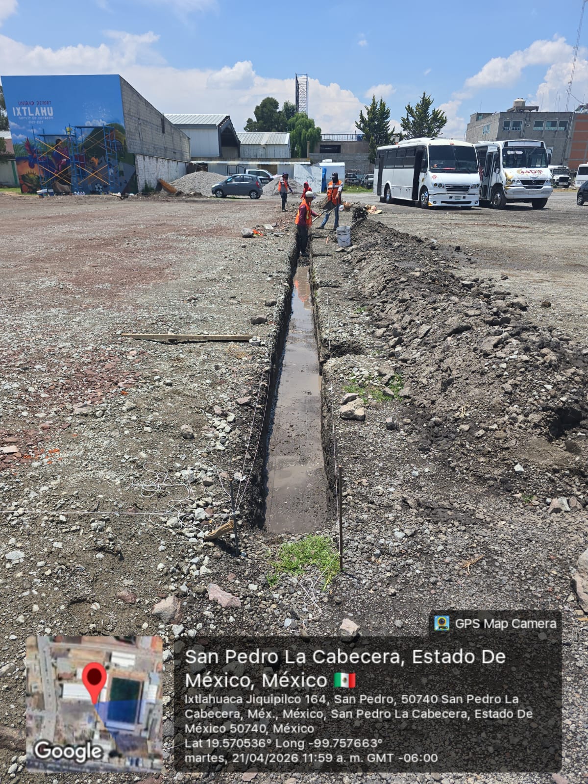CONSTRUCCIÓN DE CANCHA FÚTBOL 5 EN DEPORTIVO IXTLAHUACA EN IXTLAHUACA